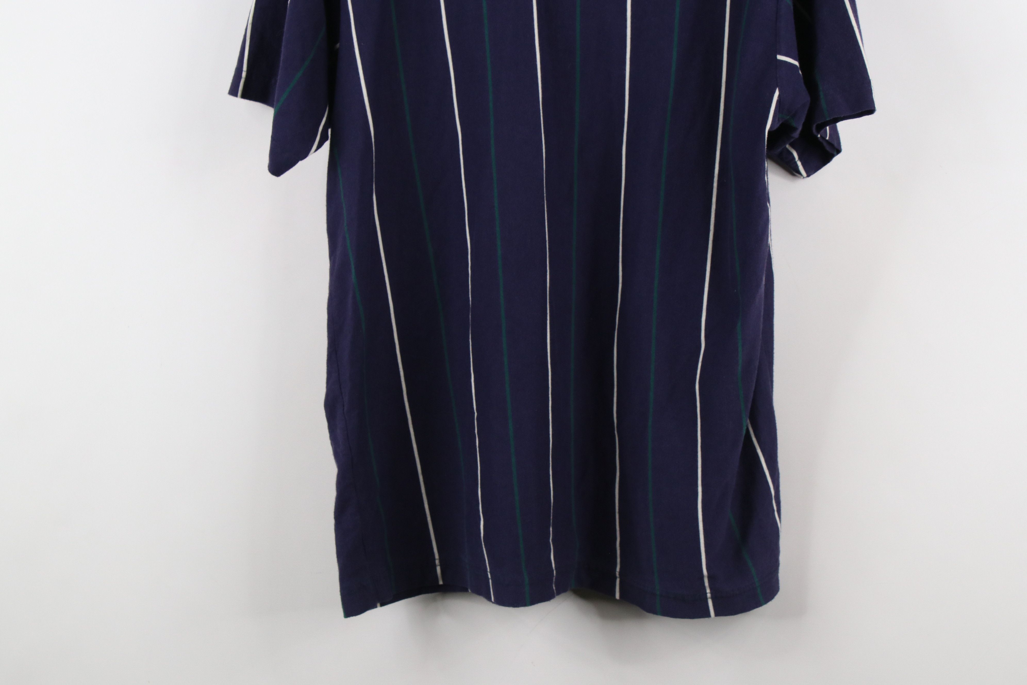 Vintage Vintage 90s Streetwear Striped Knit Collared Golf Polo Shirt Size US L / EU 52-54 / 3 - 10 Thumbnail