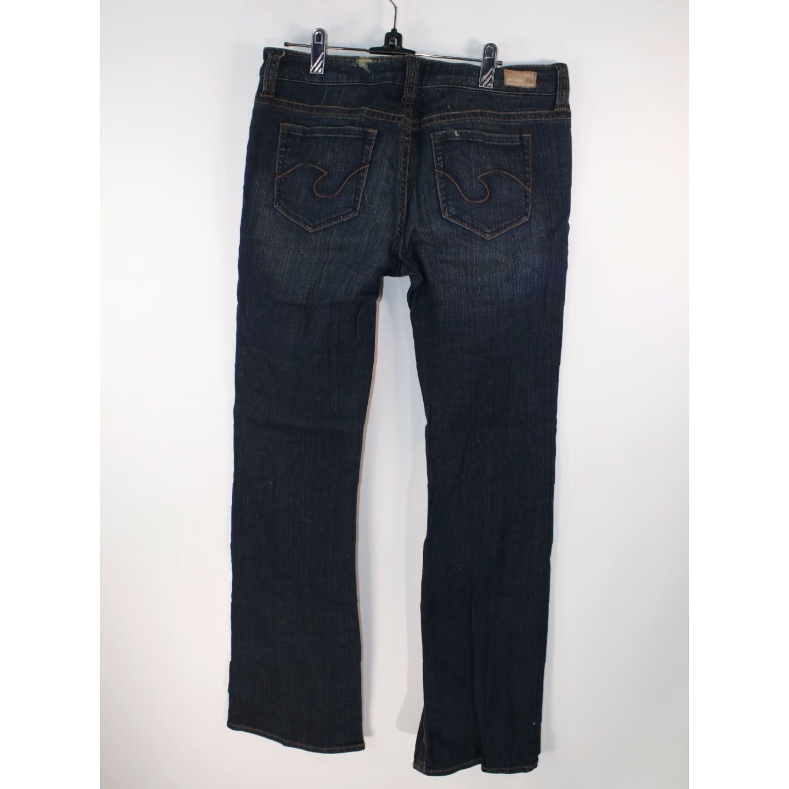 Vintage REFUGE Jeans Bootcut Denim Dark Wash Women's 11 32x32 Stretch Mid Rise 5-Pocket Size 24" / US 00 / IT 34 - 5 Thumbnail