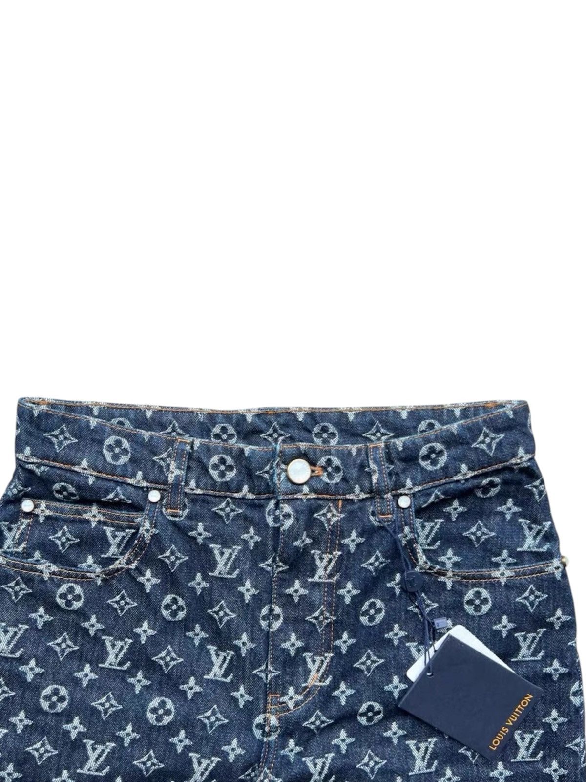 Louis Vuitton Louis Vuitton x Timberland 31 Monogram Denim Jeans Size US 31 - 4 Thumbnail