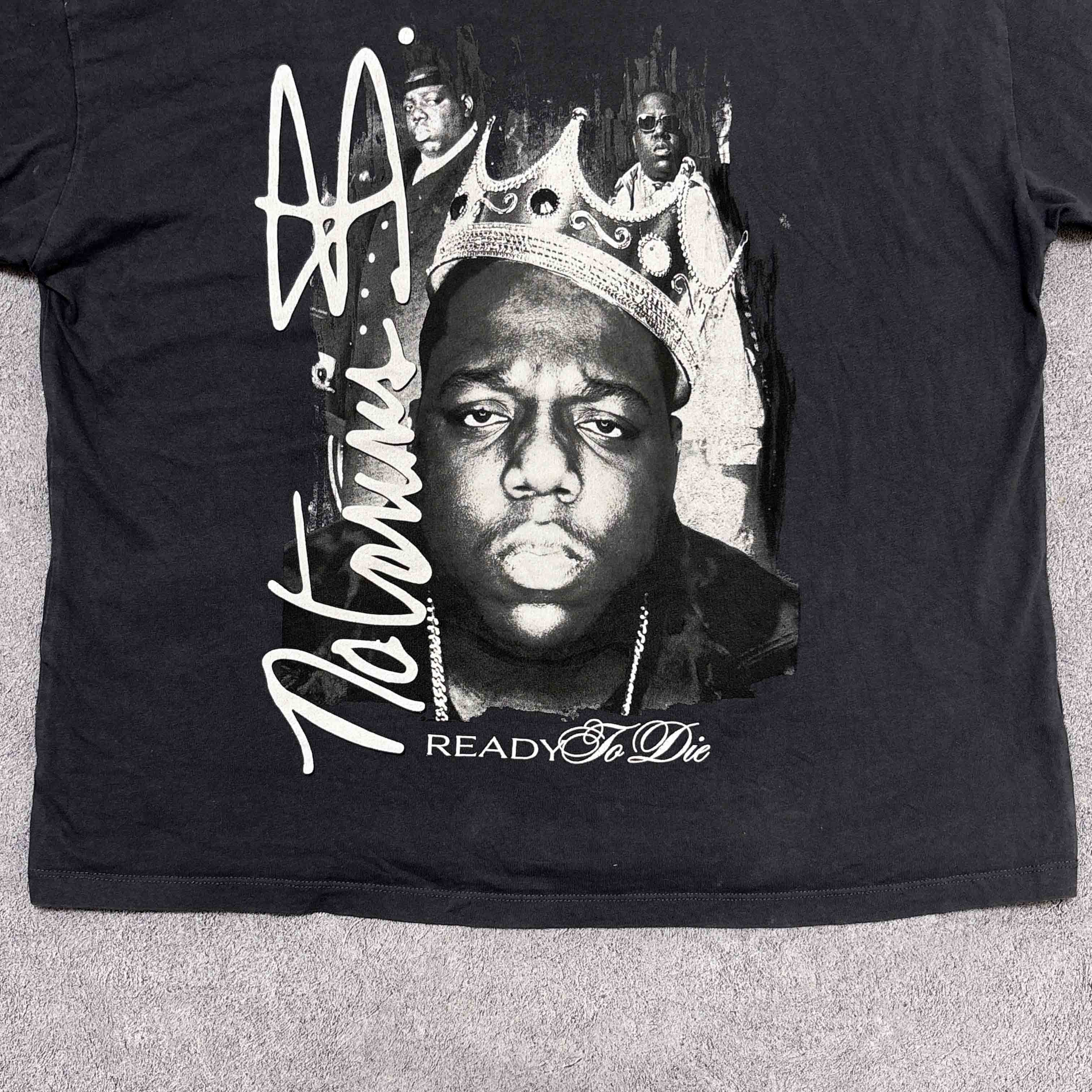 Rap Tees The Notorious Big Shirt XL Gray Hip Hop Rap Tee Size US XL / EU 56 / 4 - 2 Thumbnail