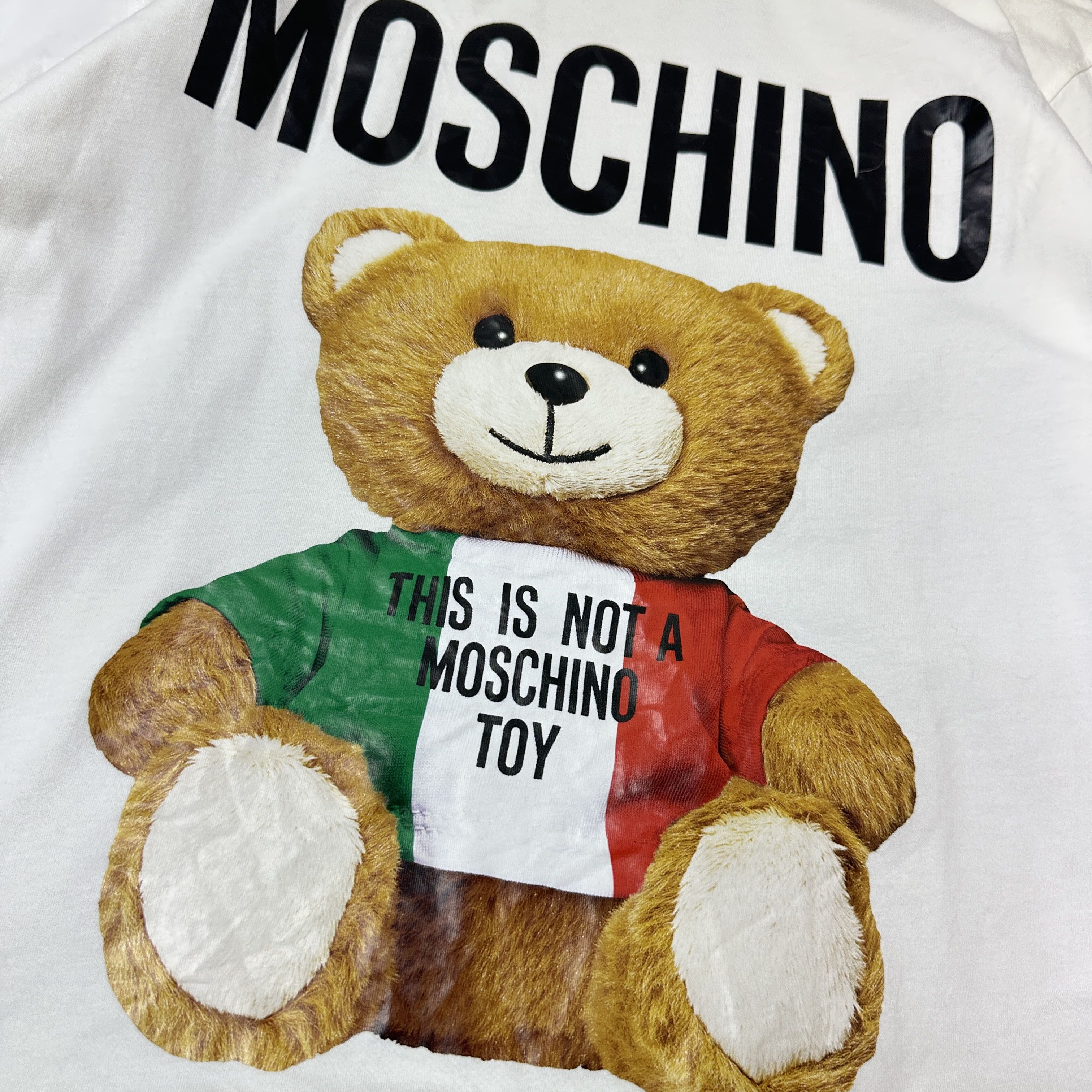 Moschino Vintage Printed Moschino Teddy Bear Longsleeve Y2K Size S / US 4 / IT 40 - 3 Thumbnail