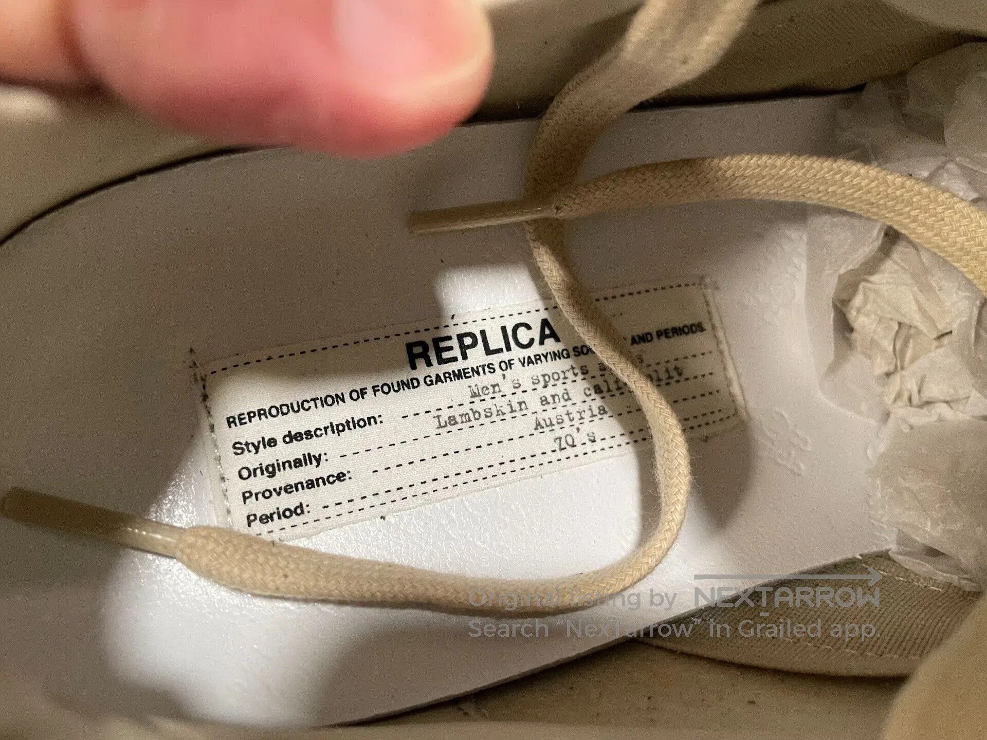Maison Margiela Maison Margiela 41 Classic Sneakers. Size US 8 / EU 41 - 7 Thumbnail