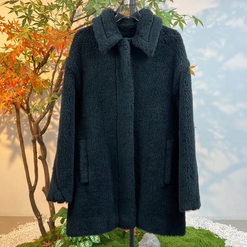 Max Mara MaxMara Soft Alpacka Wool Women's Coat 0089 Size M / US 6-8 / IT 42-44 - 1 Thumbnail