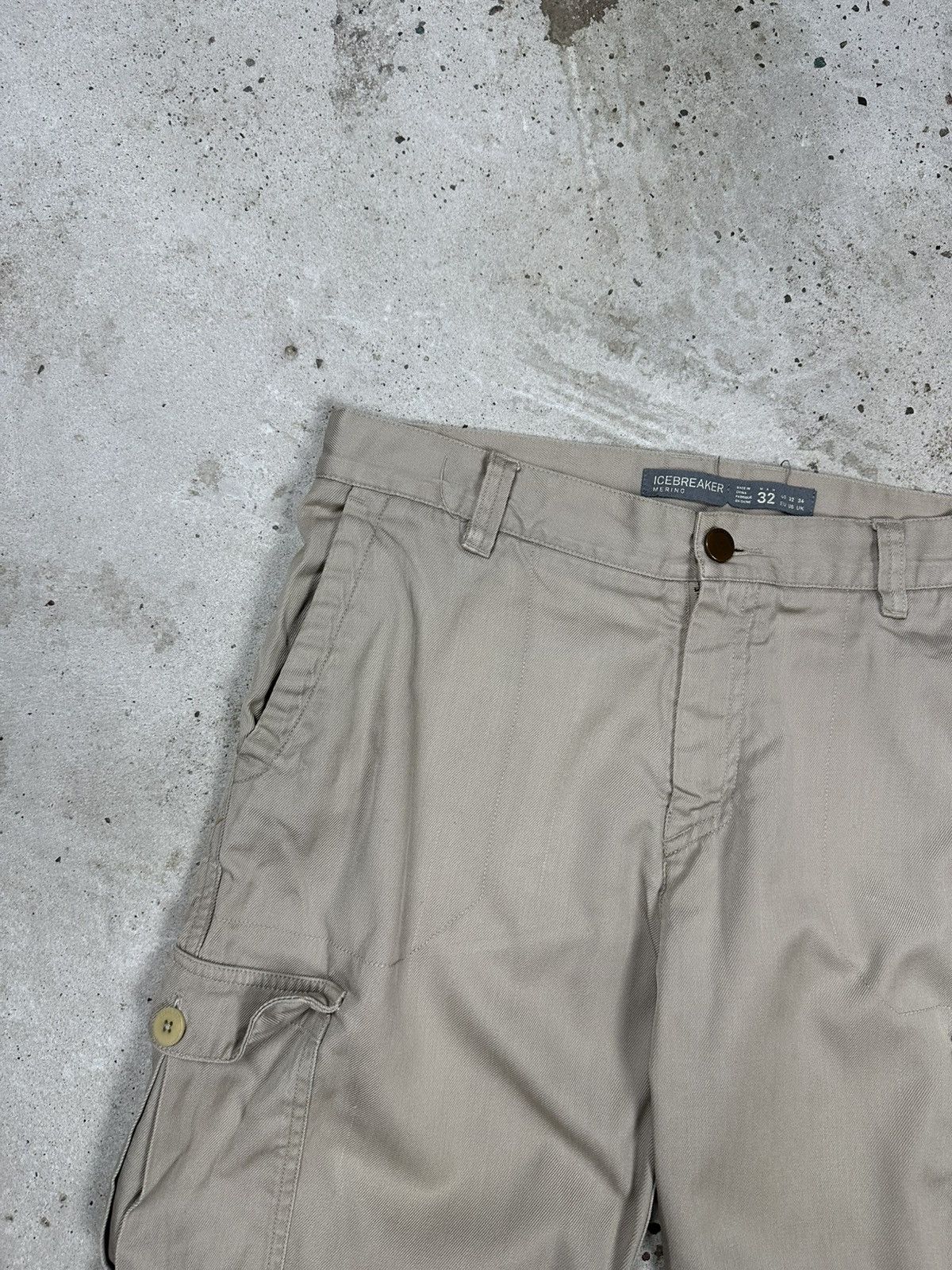 Icebreaker Icebreaker Merino Beige Cargo Shorts Multipocket Outdoor Size US 32 / EU 48 - 7 Thumbnail