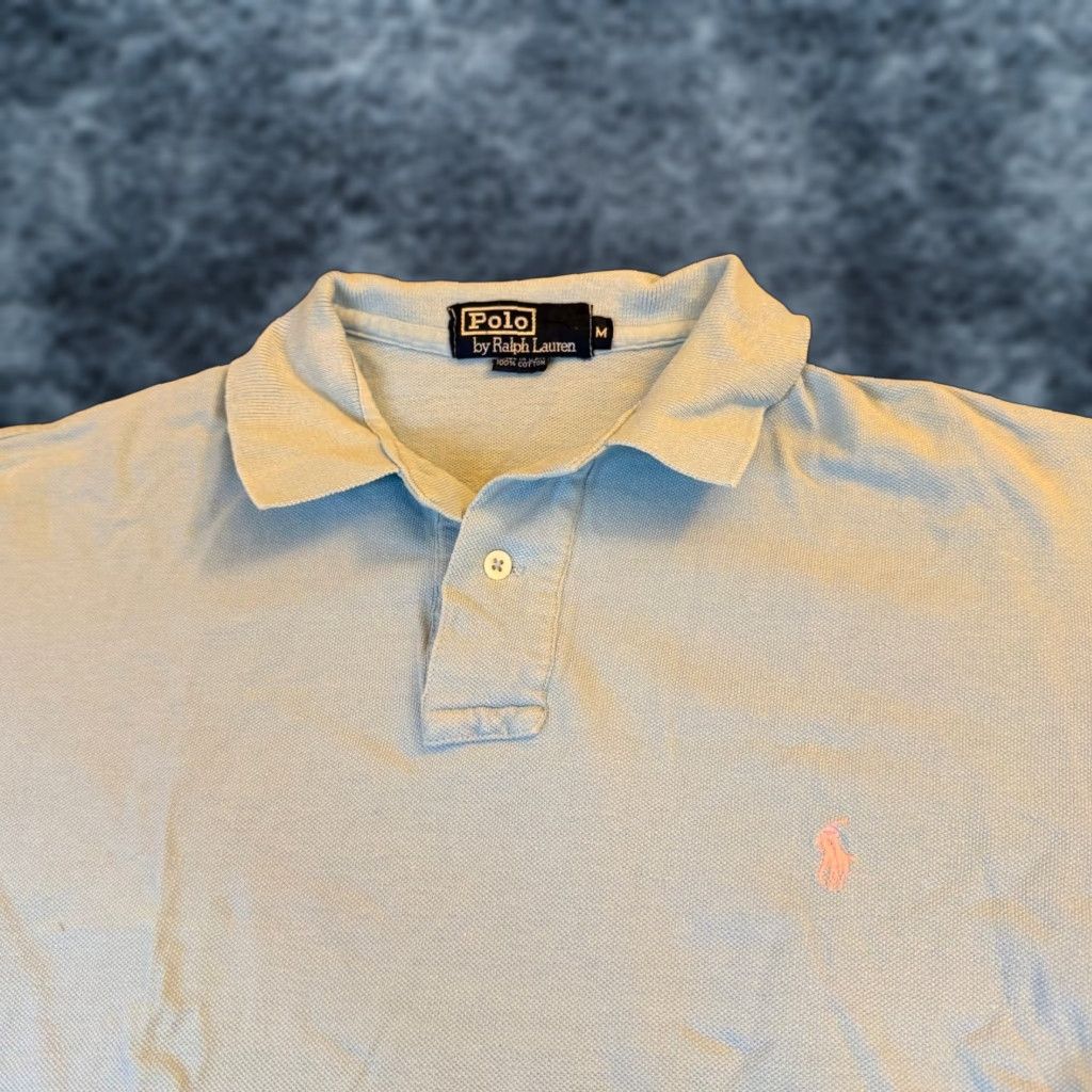 Polo Ralph Lauren Polo Ralph Lauren Light Blue Classic Fit Short Sleeve Polo Shirt Mens Medium Size US M / EU 48-50 / 2 - 1 Thumbnail