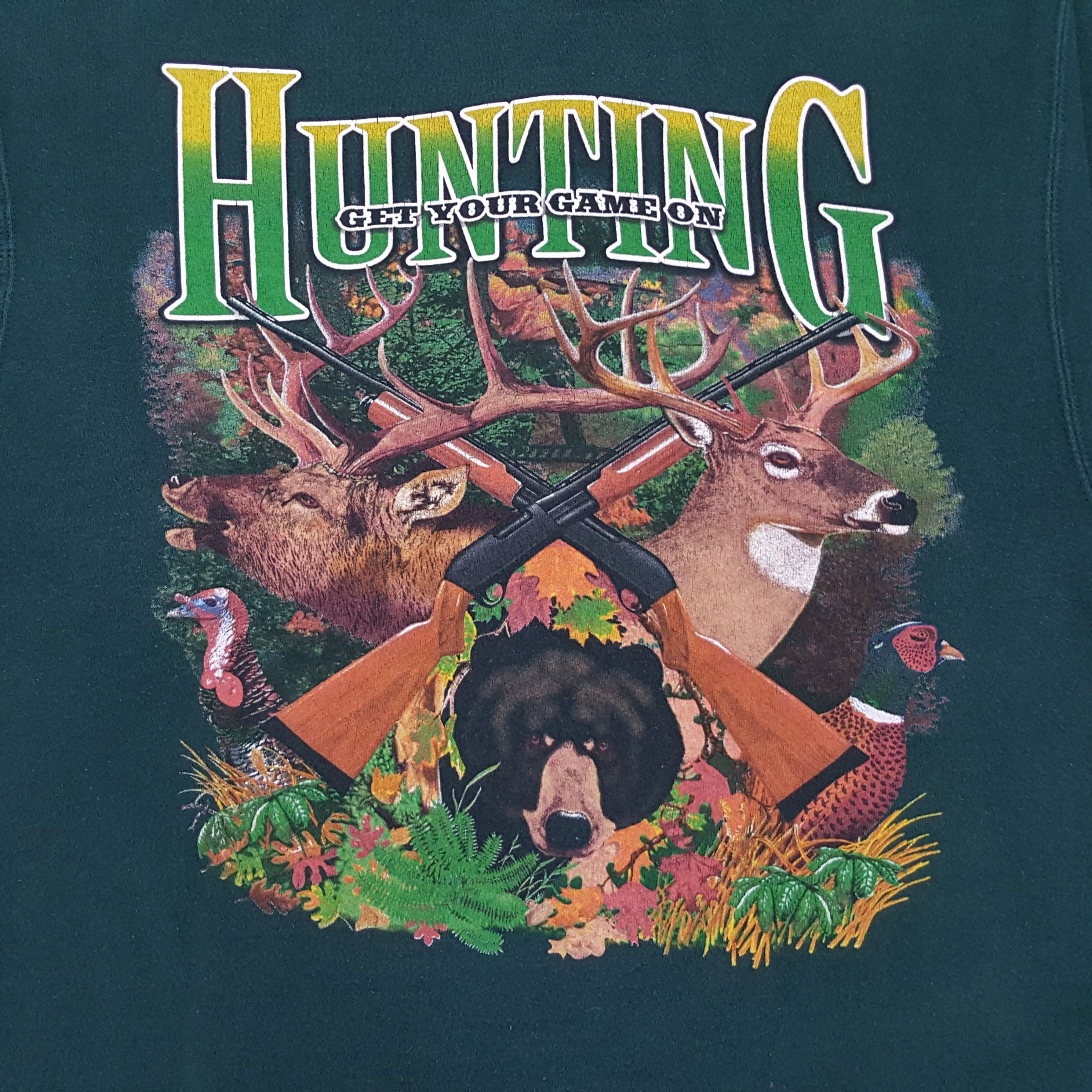 Vintage Vintage Hunting America Sweatshirt Size US M / EU 48-50 / 2 - 2 Thumbnail