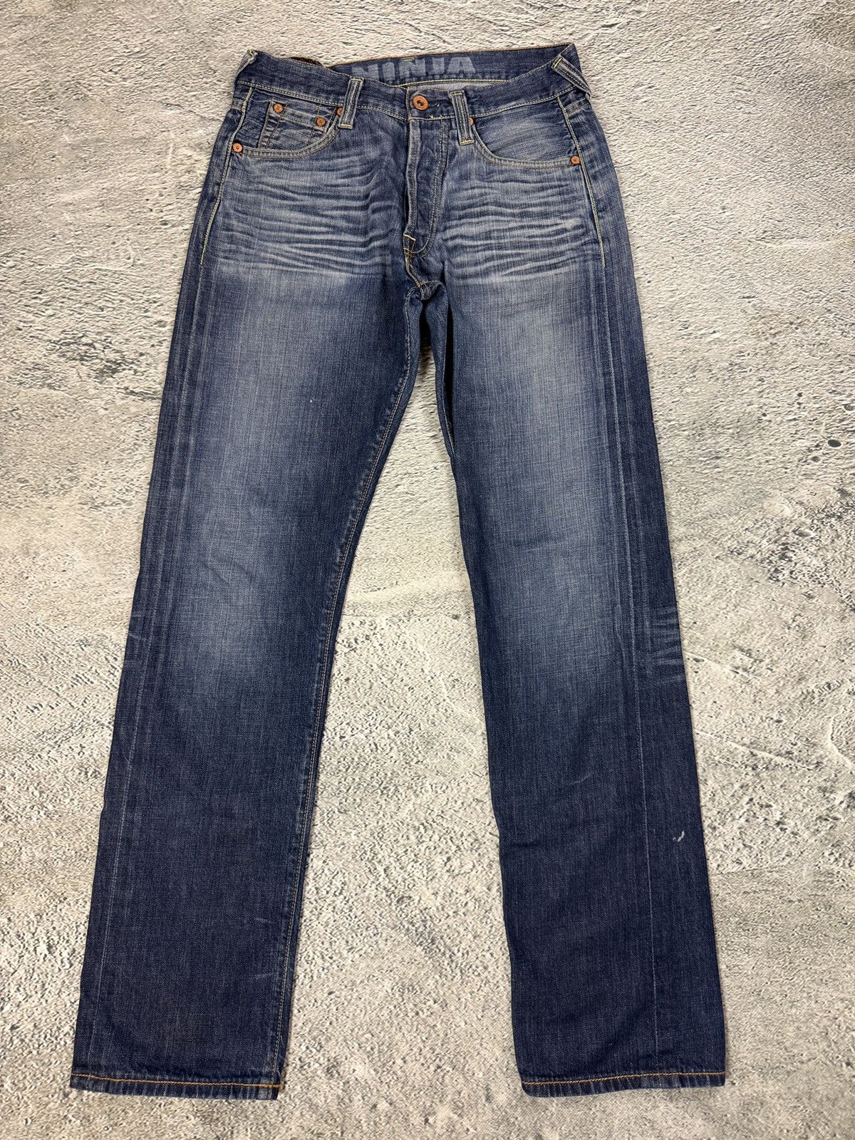 Evisu Evisu jeans white daicock big logo blue selvedge denim EU ED Size US 30 / EU 46 - 6 Thumbnail