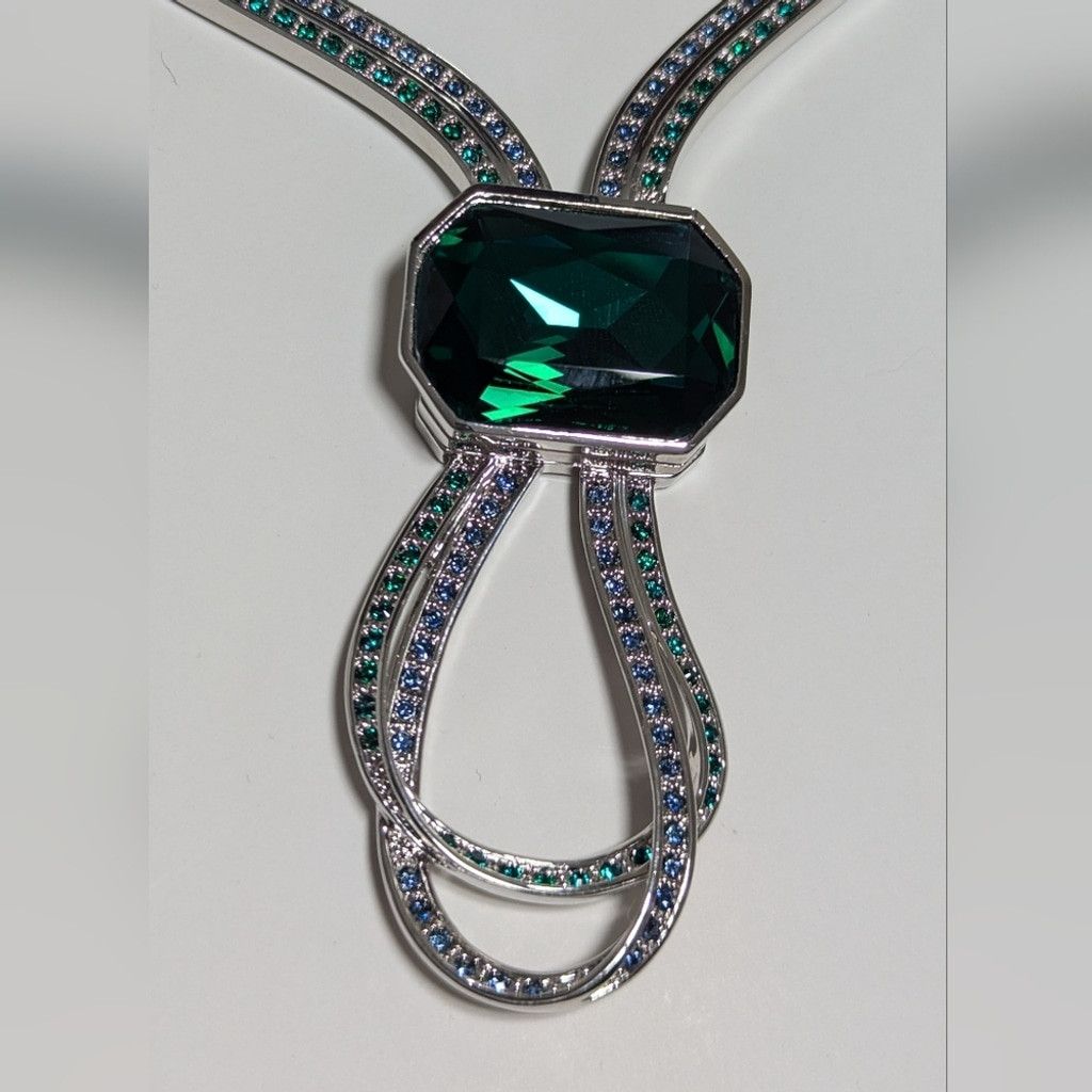 Other Fifth Avenue Collection Swarovski Emerald Crystals Necklace Size ONE SIZE - 10 Thumbnail