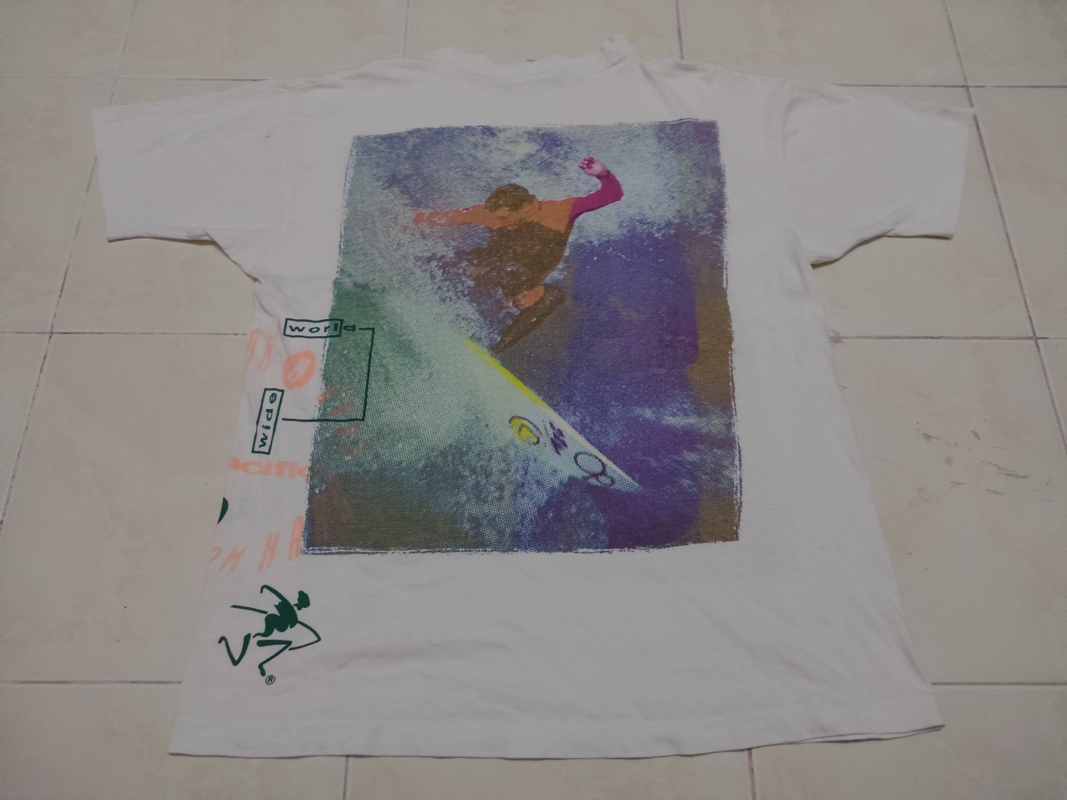 Vintage Vintage OP Surf Hawaii Beach T-Shirt Size US L / EU 52-54 / 3 - 2 Thumbnail