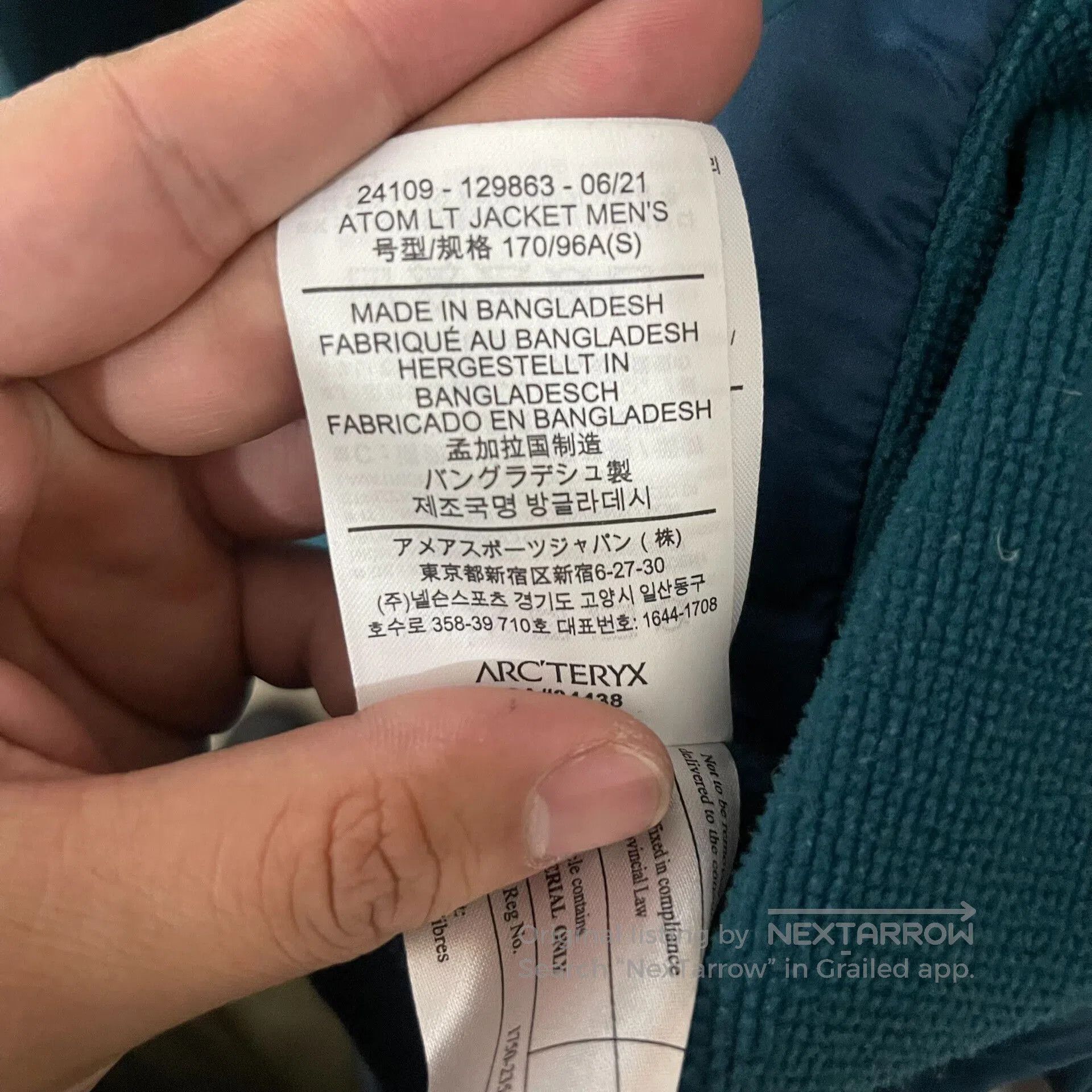 Arc'teryx Arcteryx Atom LT Men's Jacket. Size US S / EU 44-46 / 1 - 4 Thumbnail