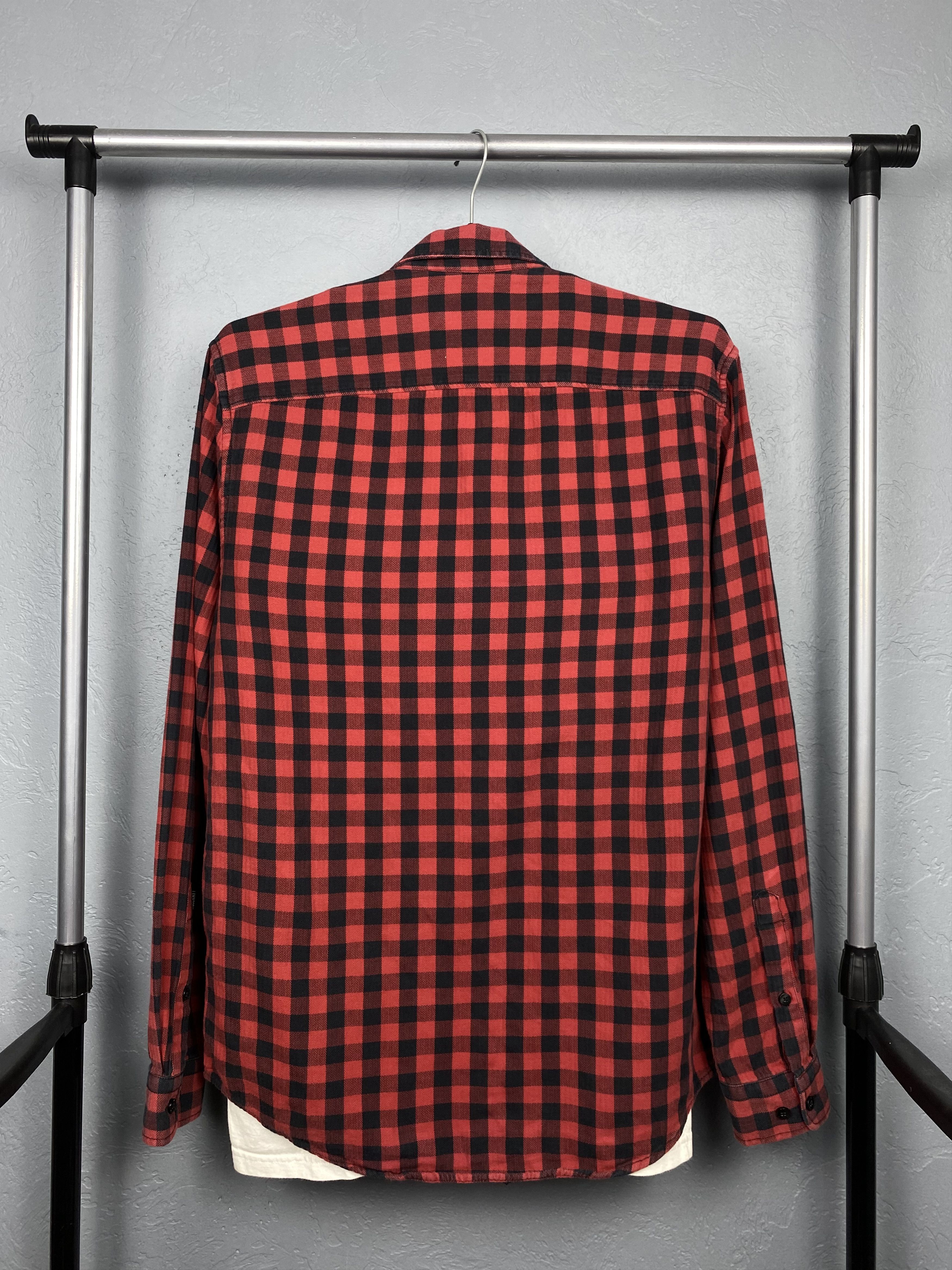 Flannel Love Moschino Vintage Mens Flannel Shirt Y2K Size US M / EU 48-50 / 2 - 6 Thumbnail