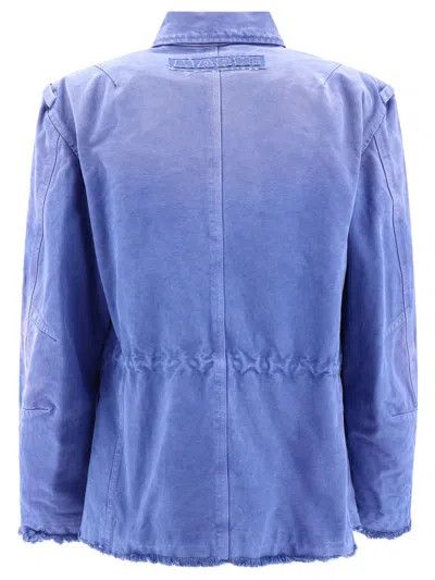 Marni o1w1db10125 Overdyed Overshirt Jacket in Blue Size US S / EU 44-46 / 1 - 2 Thumbnail