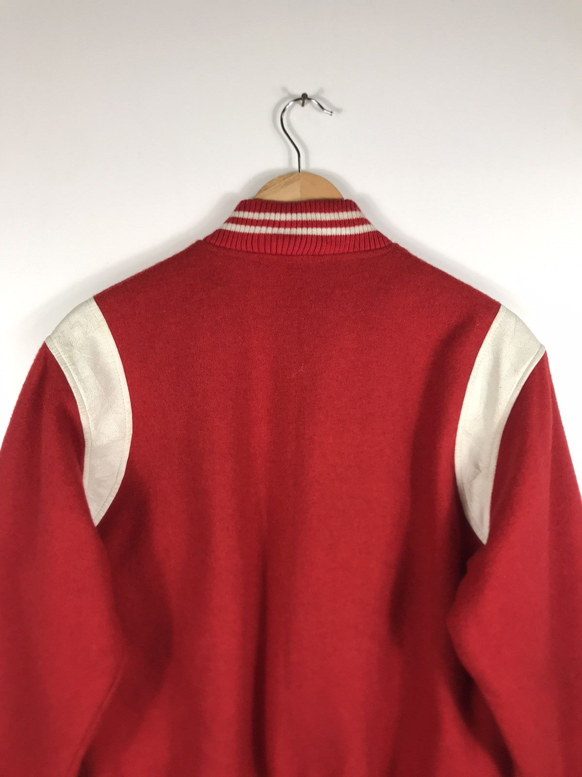 Vintage ⚡️Vintage La Crosse Red Varsity Jacket Size US L / EU 52-54 / 3 - 18 Thumbnail