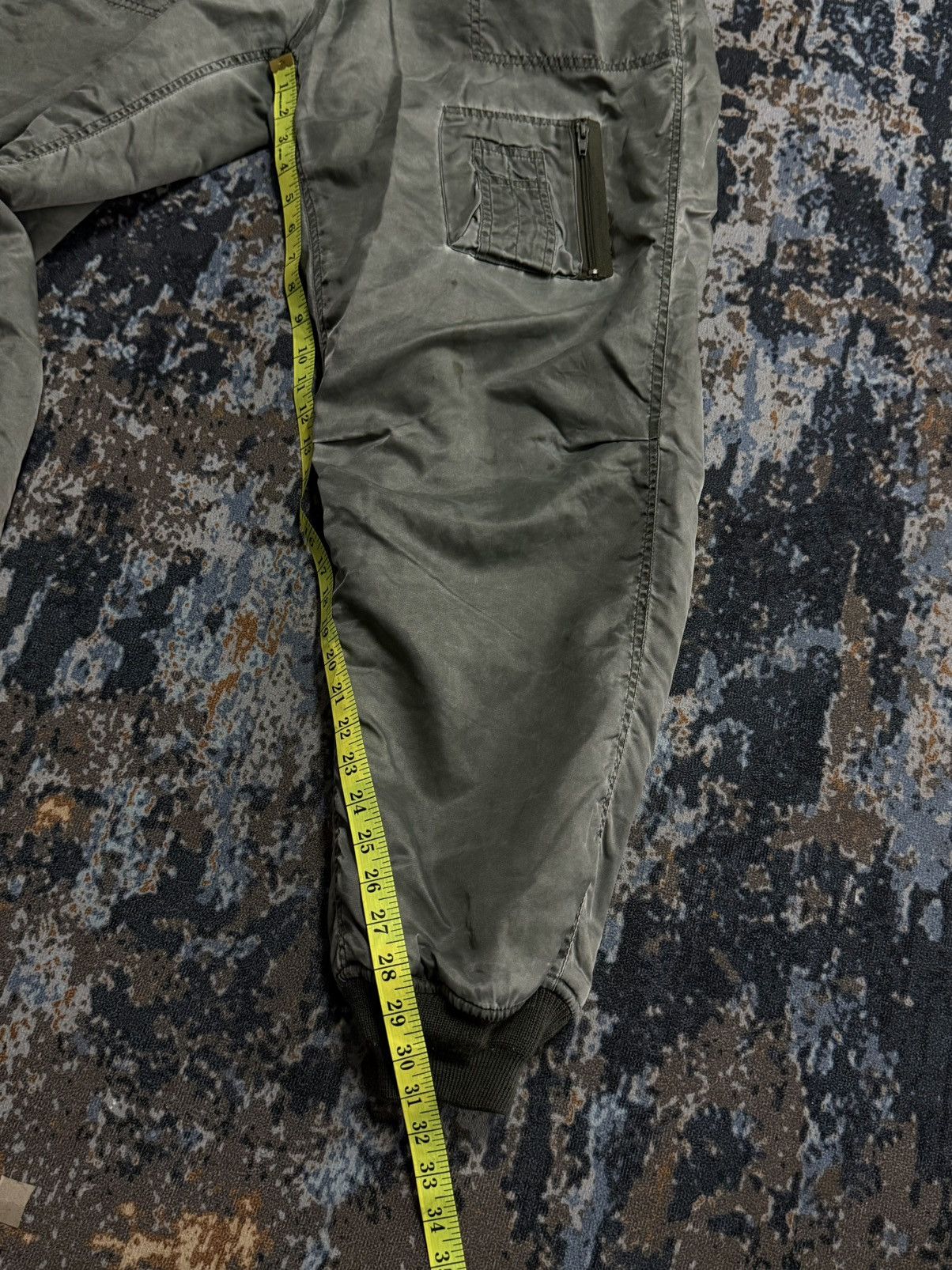 Japanese Brand Vintage Military Elasticated Cuffs Zipperd Pocket Size US 30 / EU 46 - 12 Thumbnail