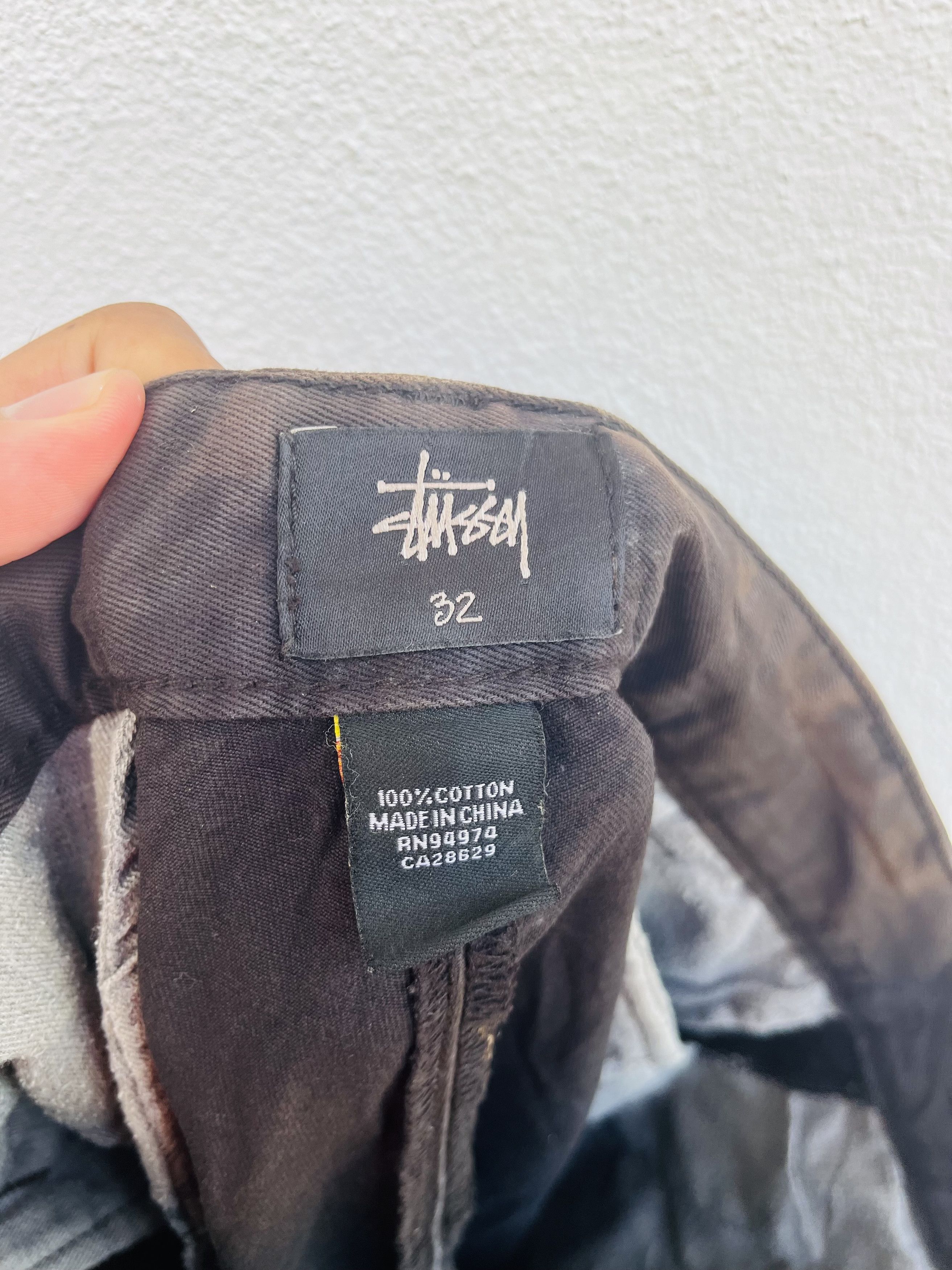 Stussy Vintage Stussy Faded Colour Japanese Designer Style Size US 32 / EU 48 - 10 Thumbnail