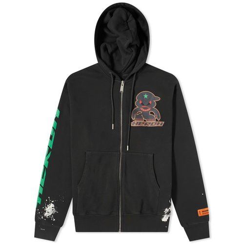 Heron Preston o1b1xh1ea1223 Monster Full Zip Up Hoodie in Black Size US L / EU 52-54 / 3 - 1 Preview