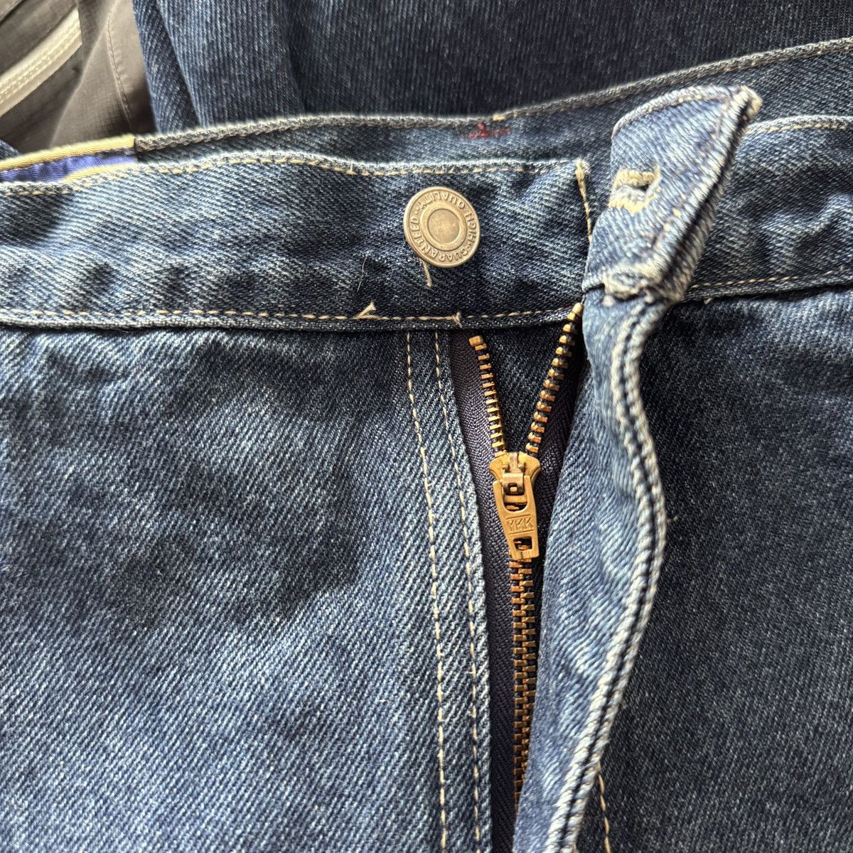 Wu-Tang Clan 🔥🔥 Vintage Wu-Wear Blue Baggy Jeans Size US 36 / EU 52 - 8 Thumbnail