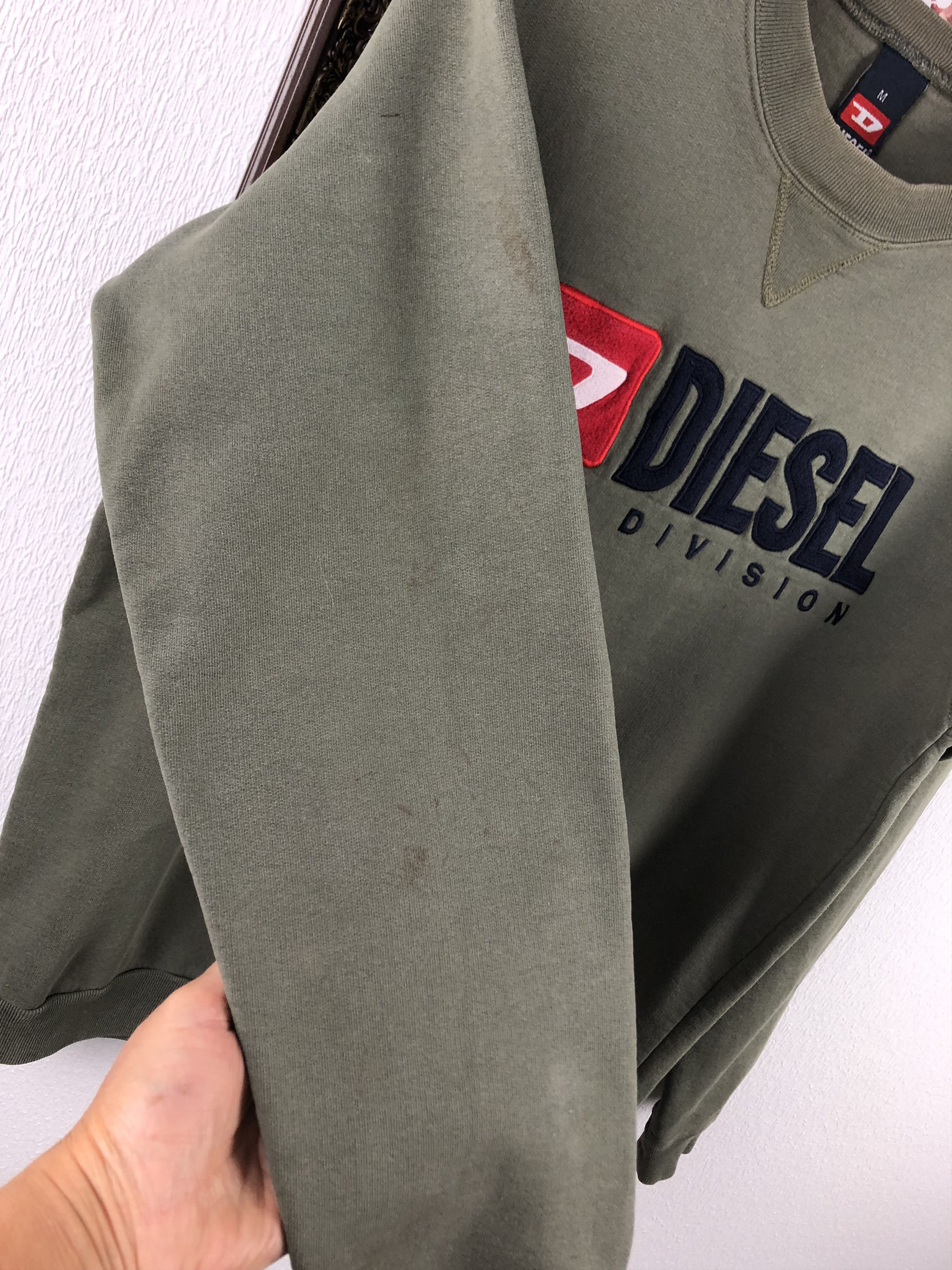 Diesel Vintage Archival Avant Garde Diesel Big Sweatshirt Crewneck Size US M / EU 48-50 / 2 - 7 Thumbnail