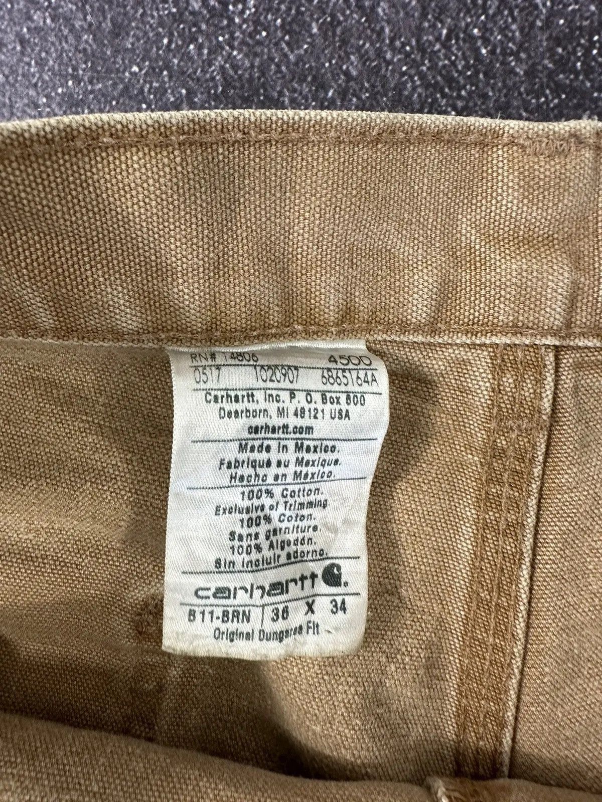 Carhartt × Vintage Vintage Carhartt Distressed Dungaree Fit Hype Baggy Pants Size US 36 / EU 52 - 8 Thumbnail