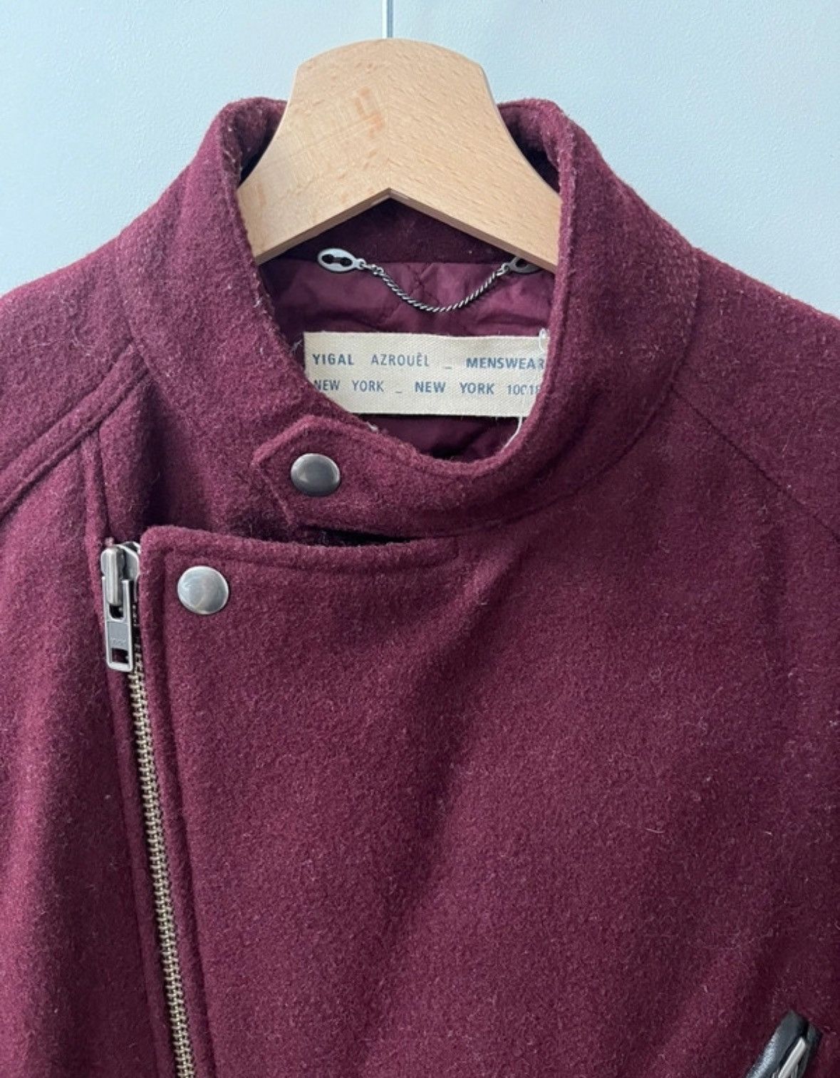 Yigal Azrouel Leather and wool Jacket Size US S / EU 44-46 / 1 - 3 Thumbnail