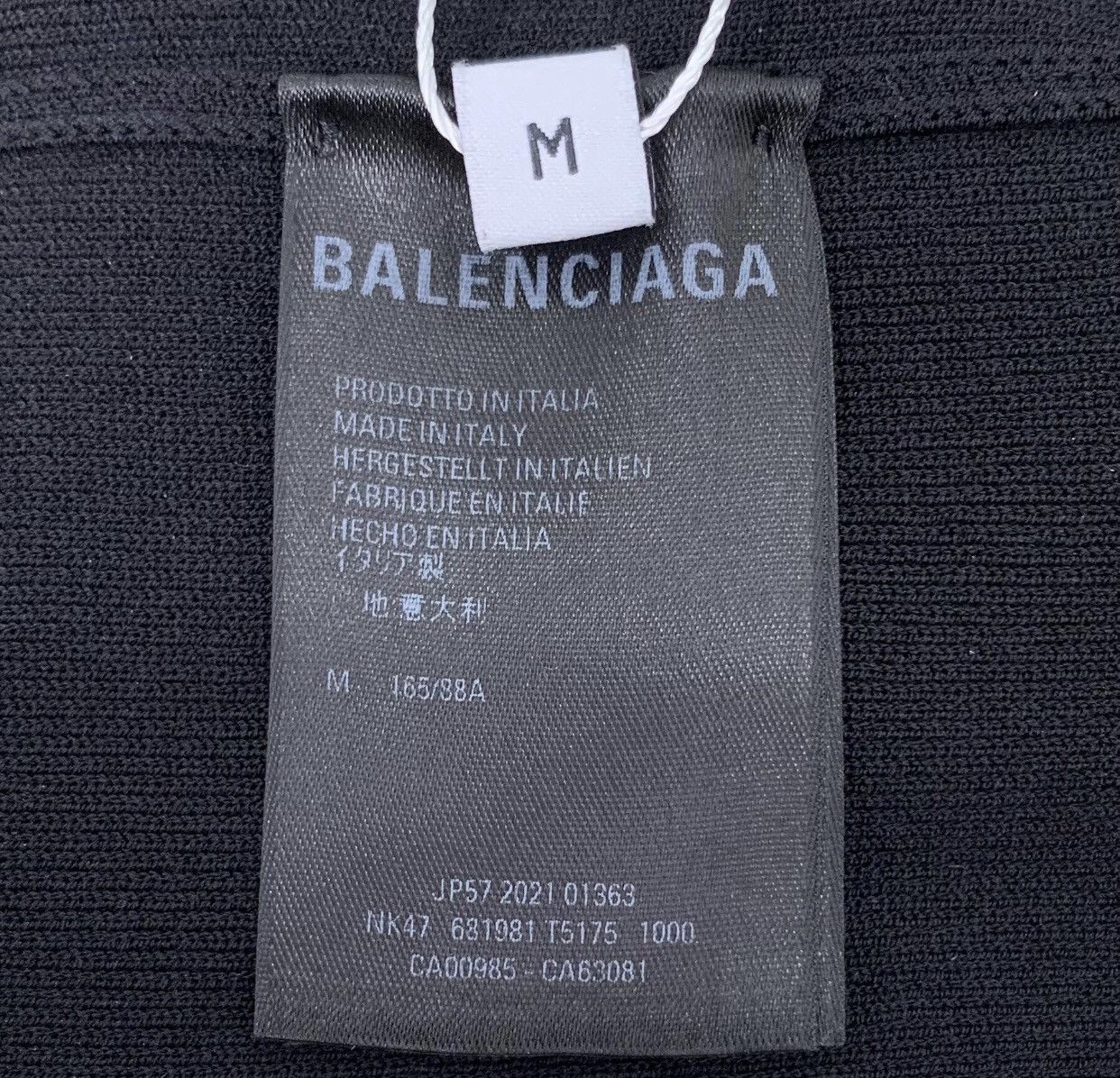 Balenciaga Balenciaga black high neck long sleeved base knit sweater Size US M / EU 48-50 / 2 - 7 Thumbnail