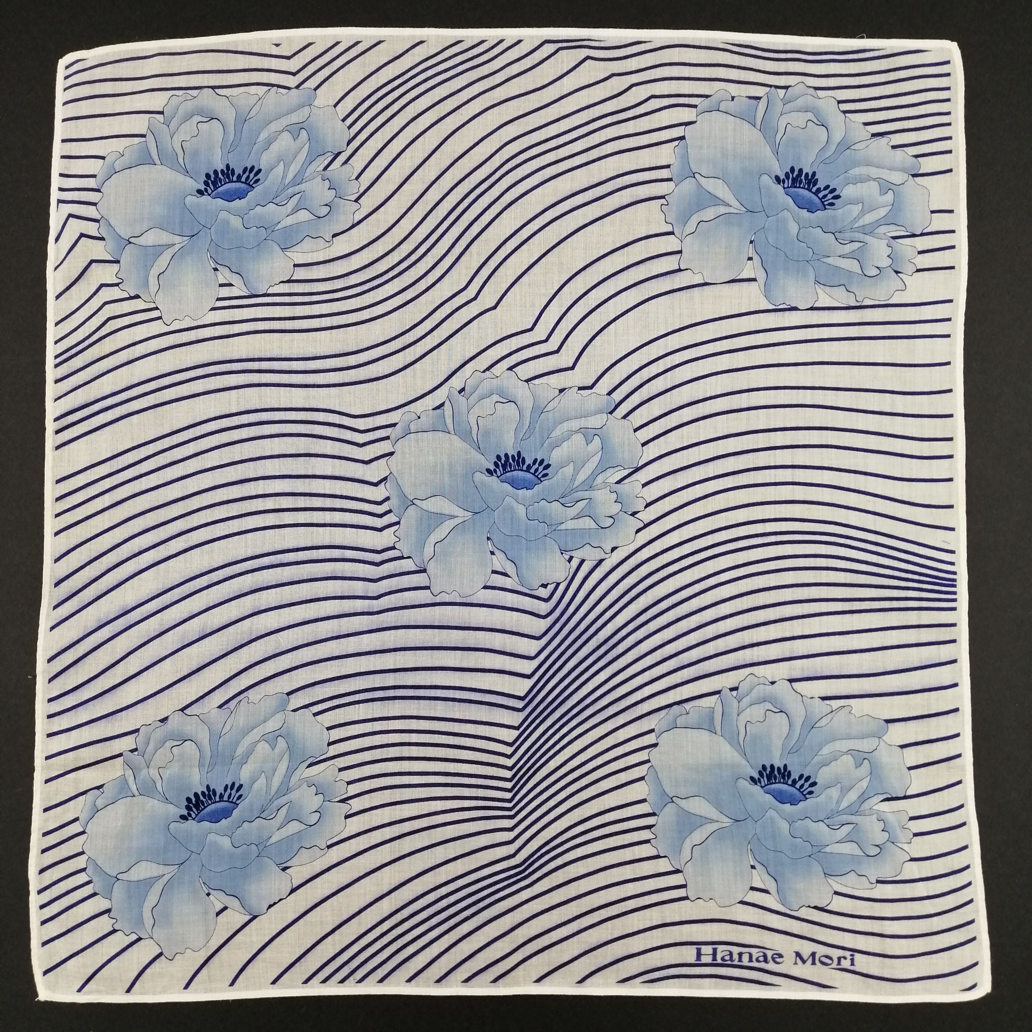 Hanae Mori Hanae Mori Handkerchief/Neckerchief/Bandana-KD2450 Size ONE SIZE - 2 Thumbnail