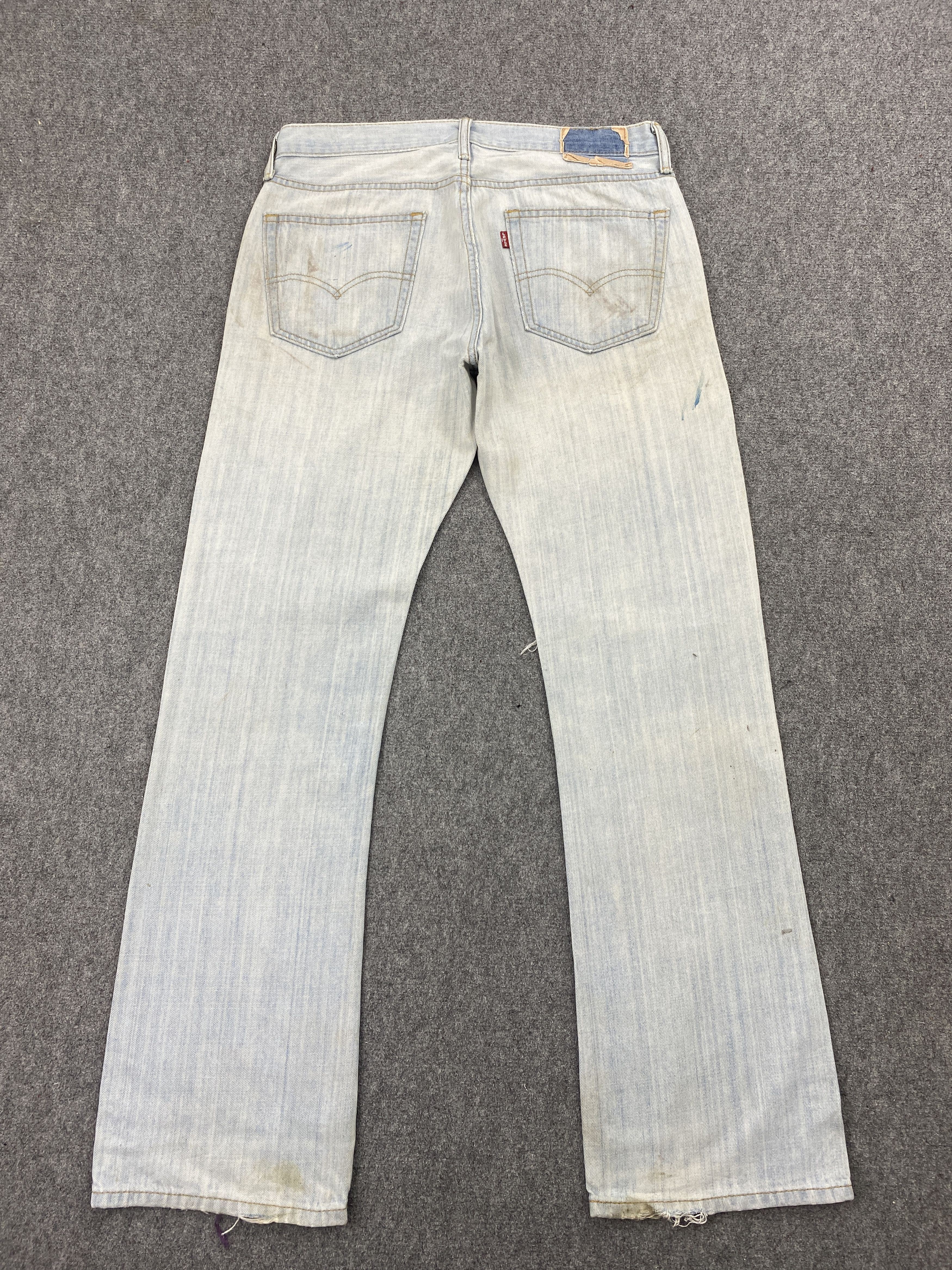 Levi's × Vintage Distressed Light Washed Vintage Levi's 527 Bootcut Jeans Size US 34 / EU 50 - 3 Thumbnail