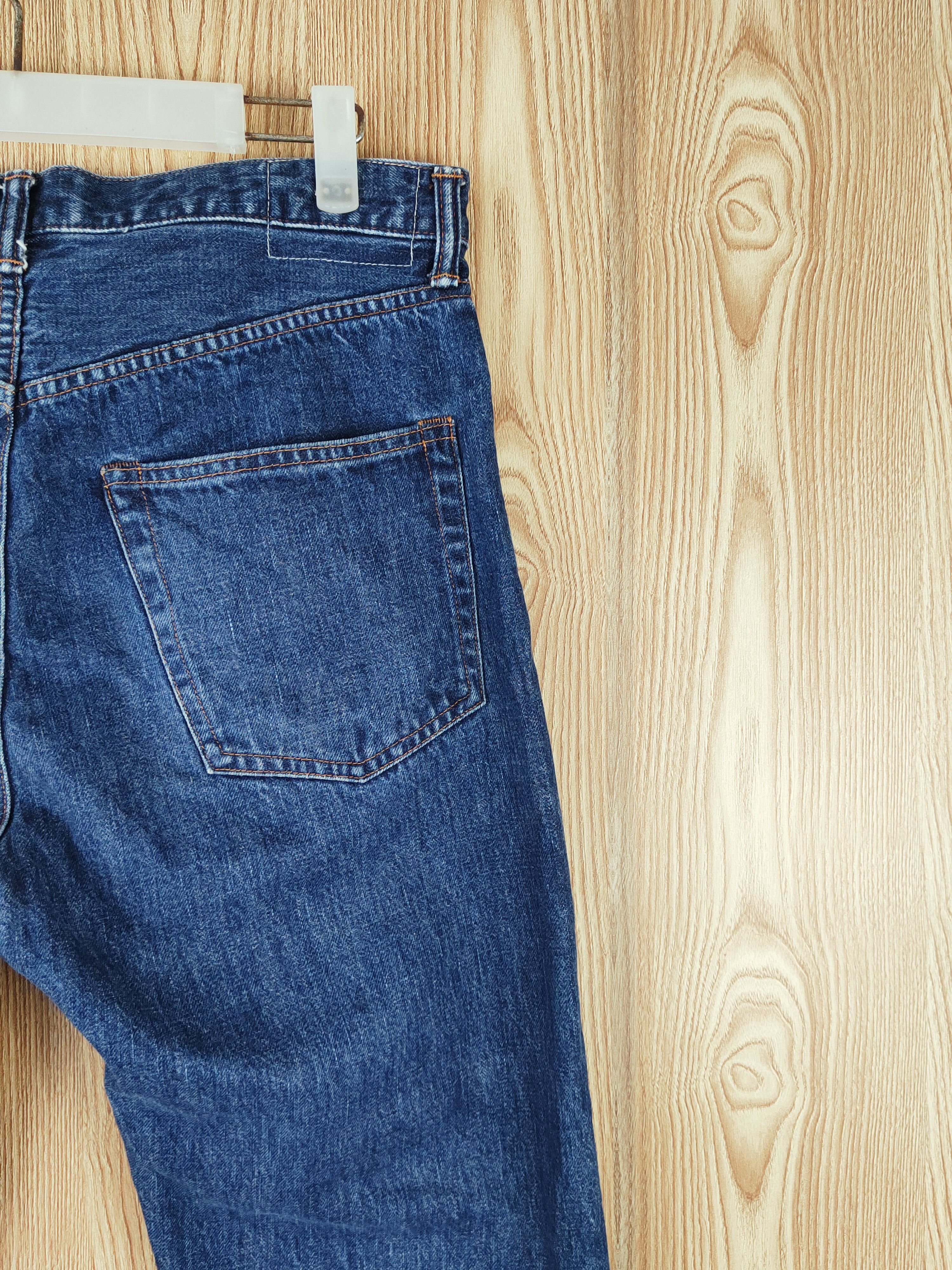 READYMADE DL Unused Readymade Distressed Ripped selvedge Jeans #S2699 Size US 33 - 10 Thumbnail