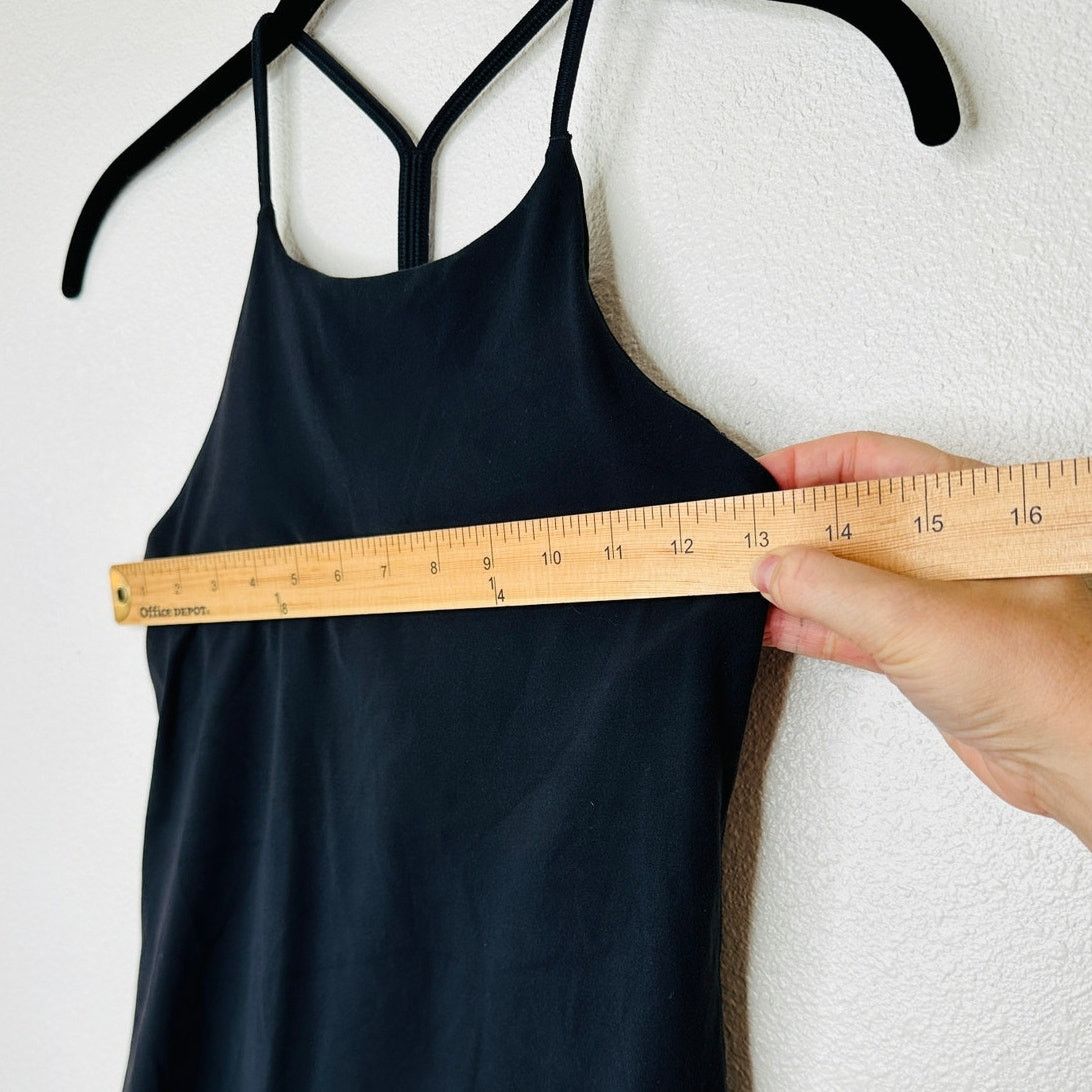 Lululemon Lululemon Black High Neck Racer Back Long Line Tank Top 4 Size S / US 4 / IT 40 - 8 Thumbnail