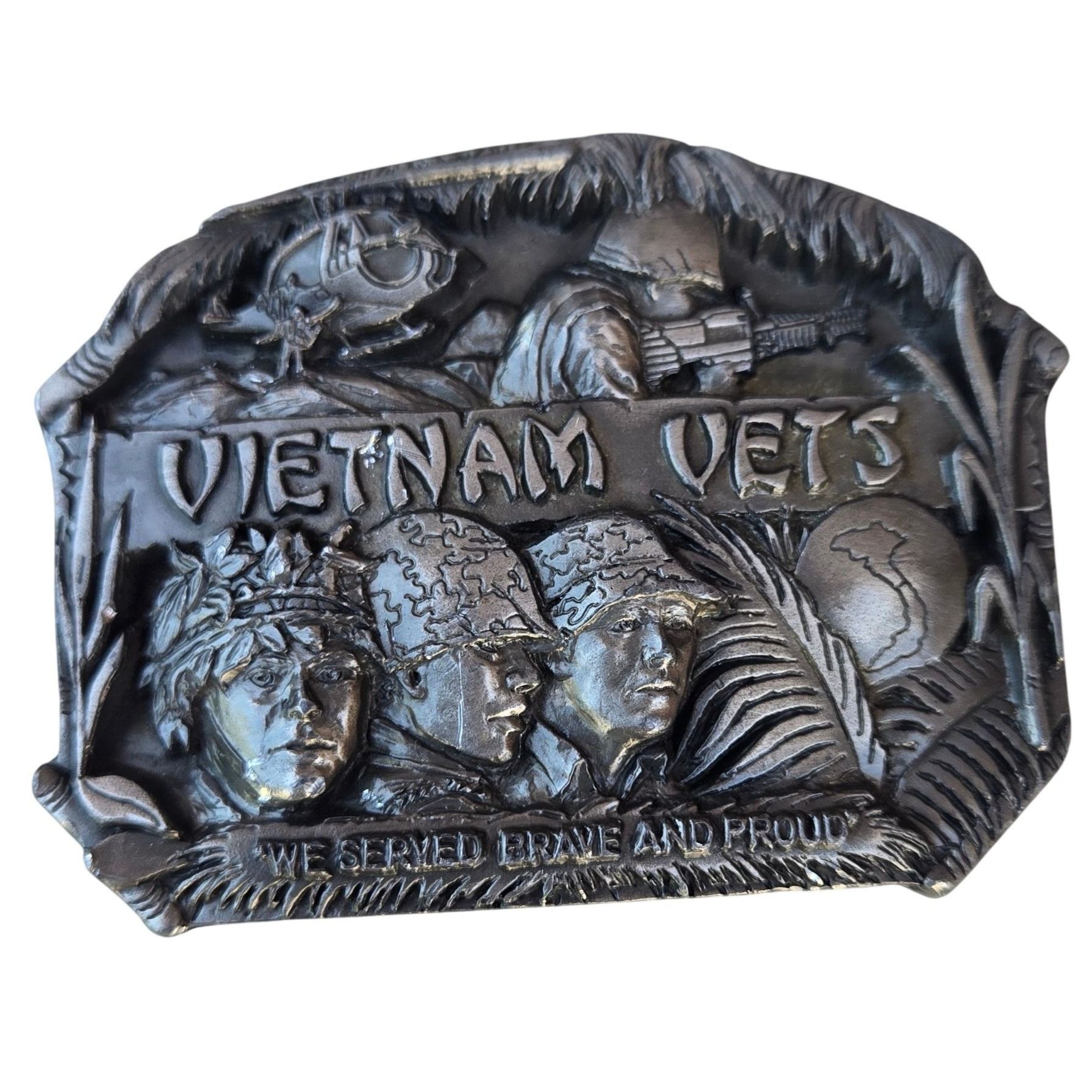 Other Vietnam Vets Belt Buckle War Veterans Soldiers Military Army Size ONE SIZE - 1 Thumbnail