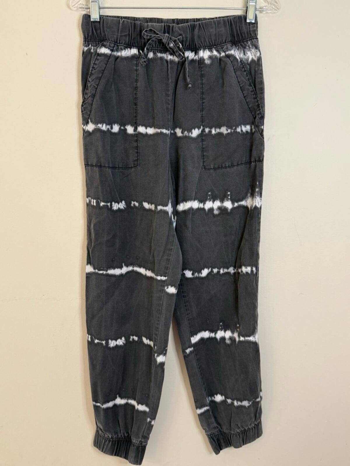 Other Japna charcoal grey & white tie dye pants lyocell SZ SM Size 28" / US 6 / IT 42 - 1 Thumbnail
