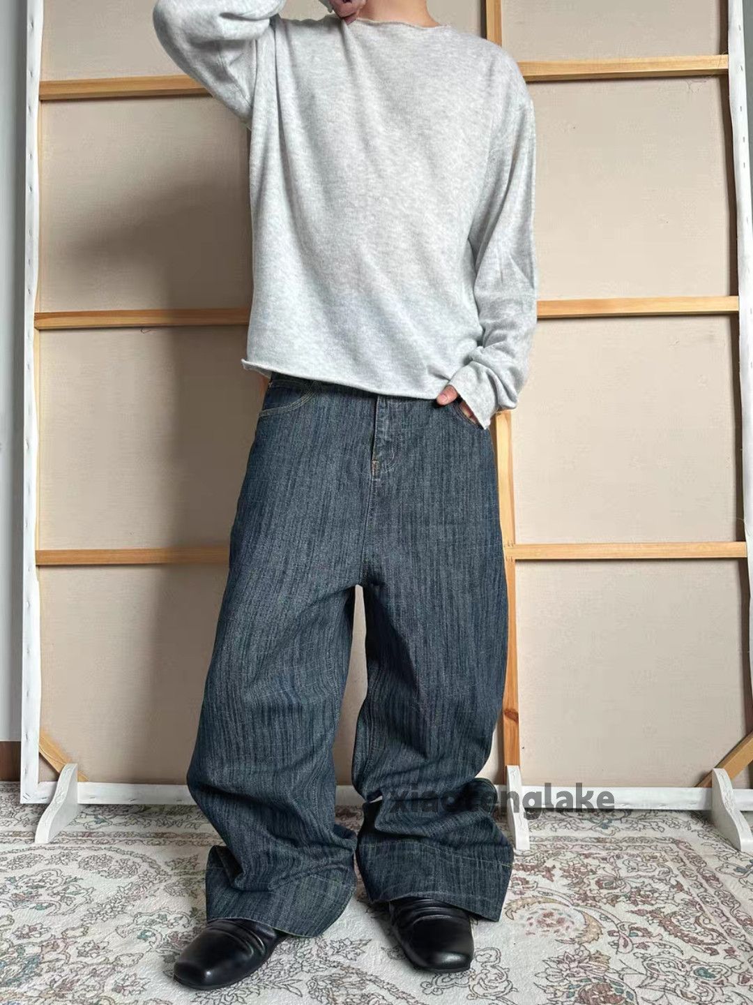 Jean ltx maisonmargiela marni style playboicati baggy jeans Size US 28 / EU 44 - 5 Thumbnail