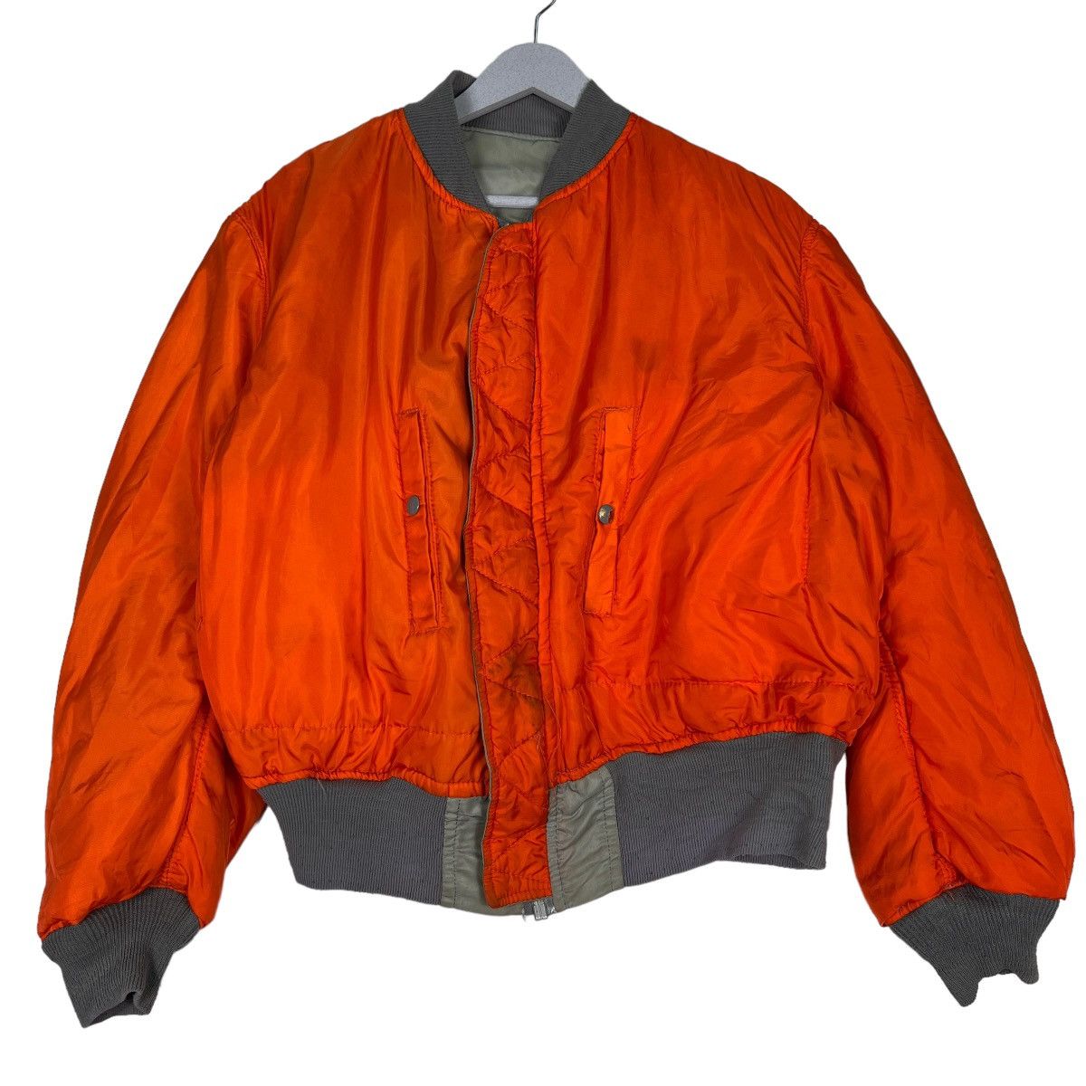 Alpha Industries 🔥 RIOT VINTAGE ALPHA REVERSIBLE BOMBER JACKET MADE IN USA Size US L / EU 52-54 / 3 - 14 Thumbnail