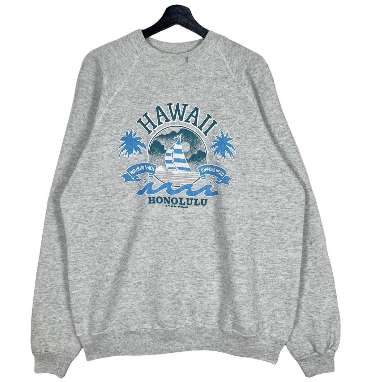 Vintage 80s Vintage Hawaii Sweatshirt Size US L / EU 52-54 / 3 - 1 Thumbnail