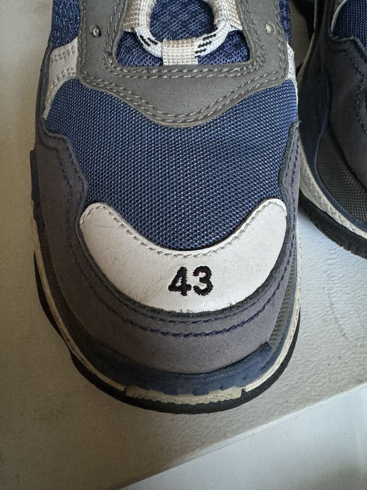 Balenciaga Balenciaga Triple S Navy Size US 10 / EU 43 - 6 Thumbnail
