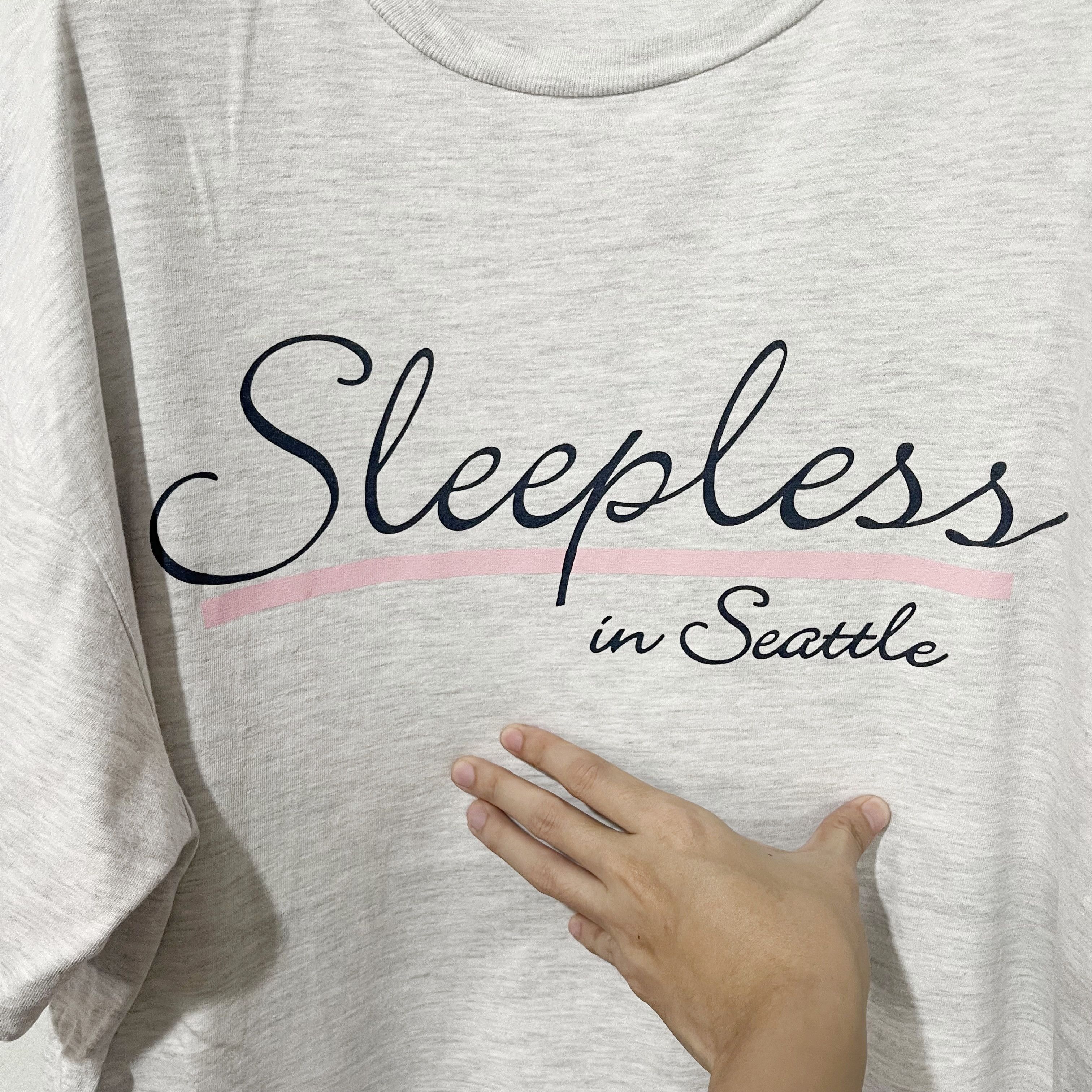 Vintage Vintage 90s Sleepless in Seattle T-Shirt Size US XL / EU 56 / 4 - 2 Thumbnail