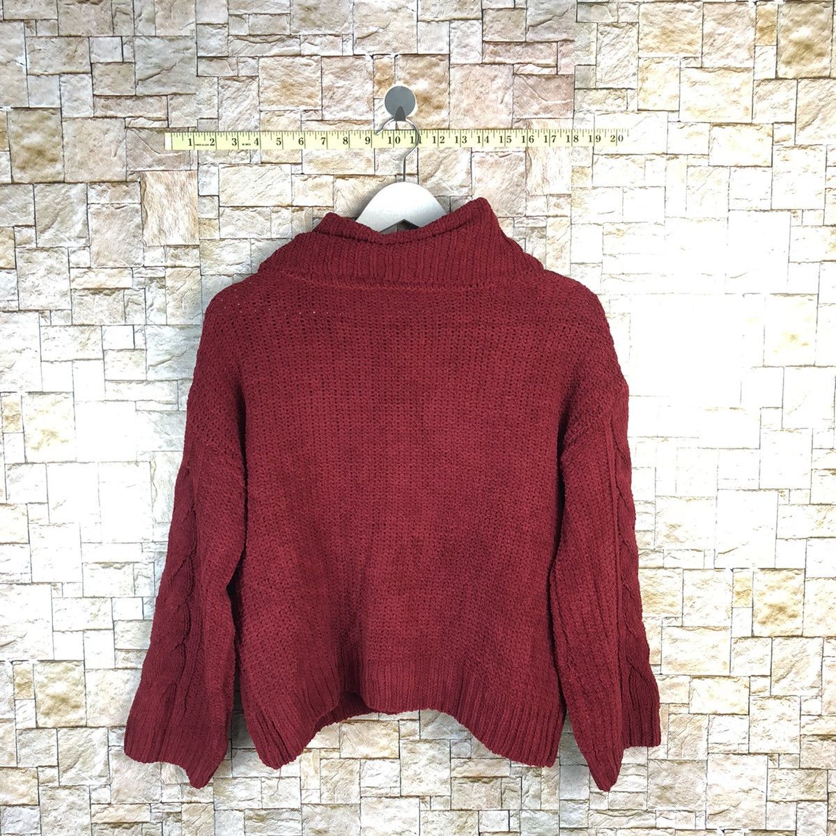 Homespun Knitwear × Japanese Brand Ingni Red japan Knitwear #A1046 Size M / US 6-8 / IT 42-44 - 12 Thumbnail