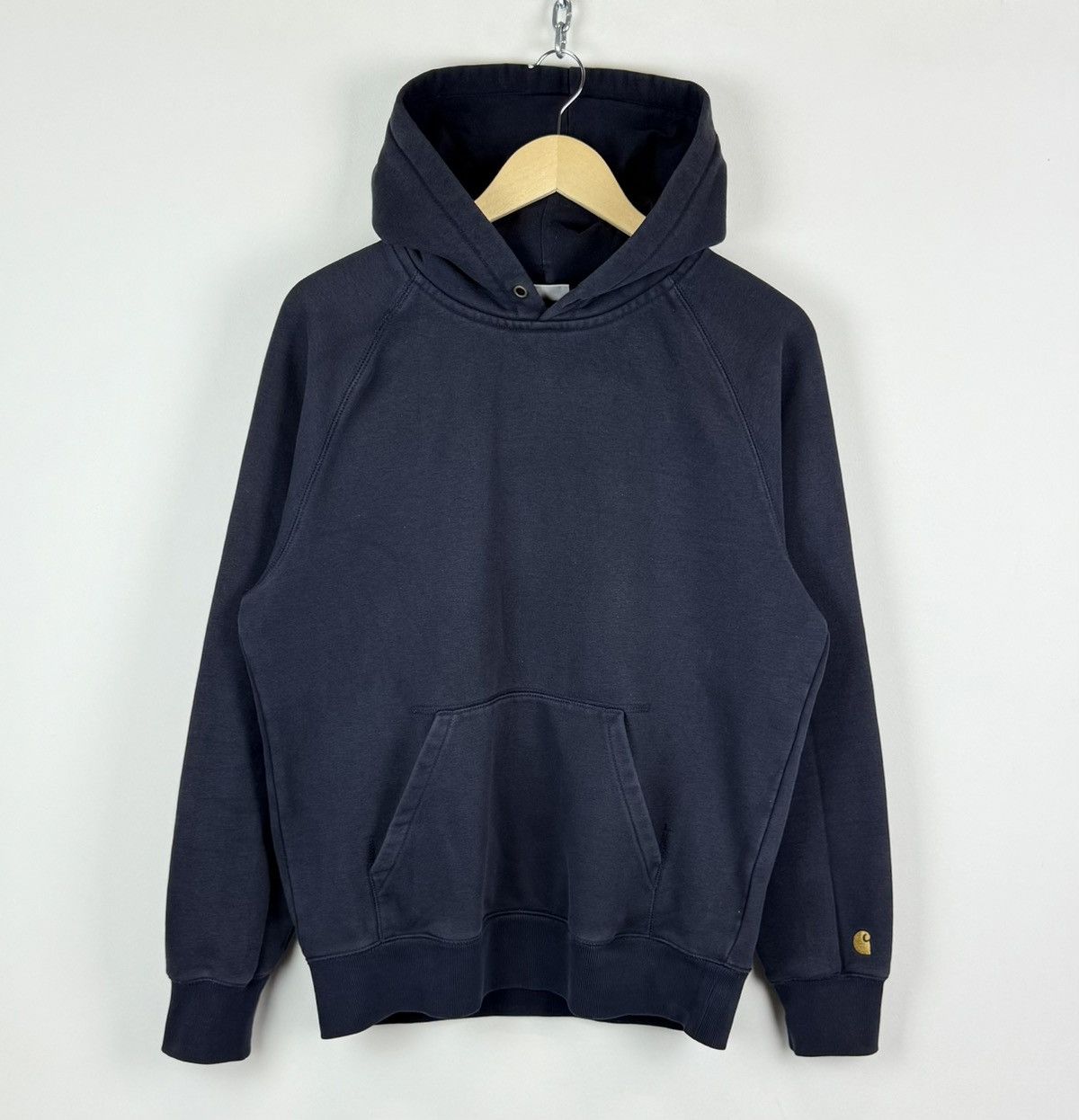 Carhartt Carhartt WIP Hooded Chase Sweat Hoodie Blue Long Sleeve Top Size US M / EU 48-50 / 2 - 3 Thumbnail