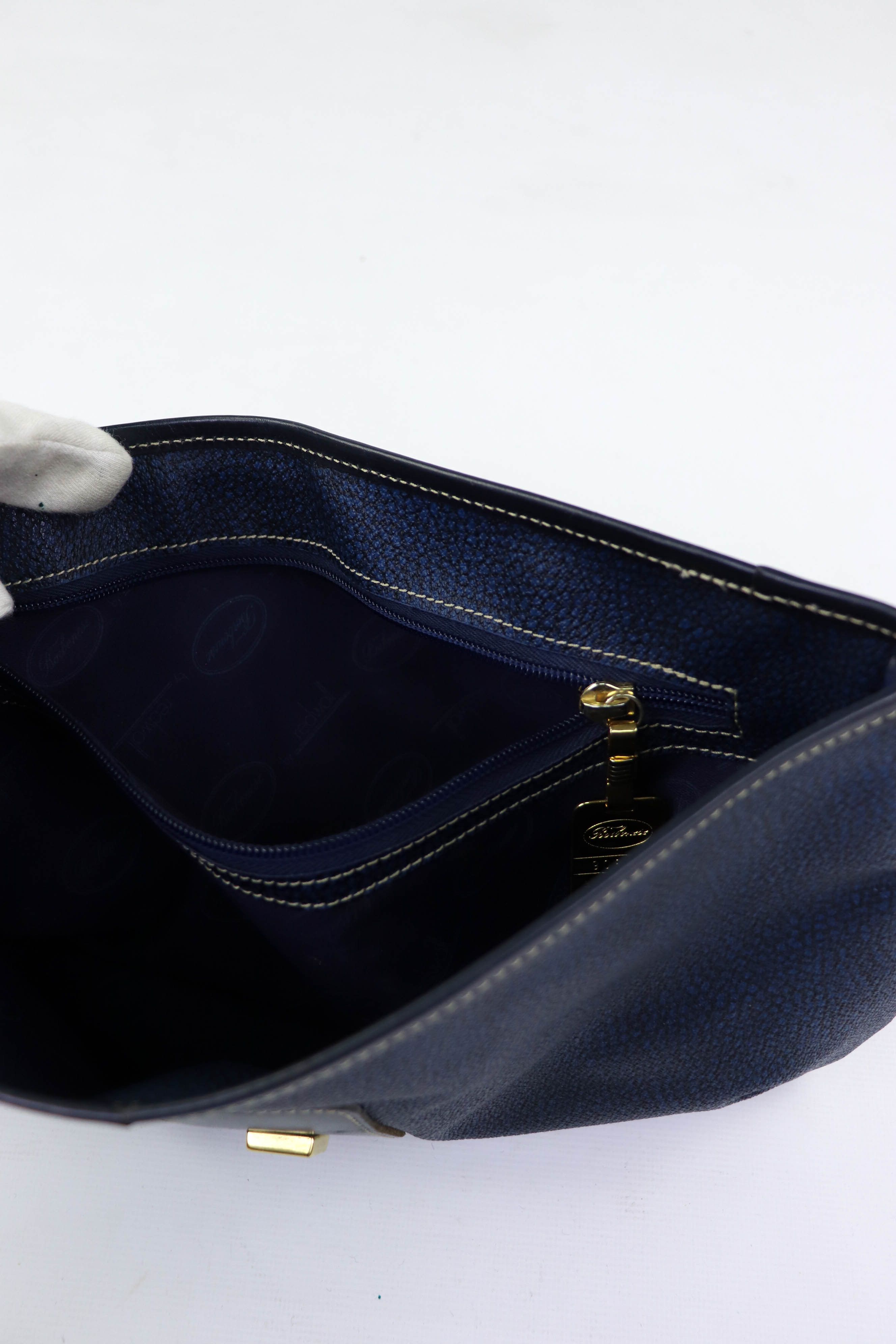 Vintage Vintage Borbonese by Redwall Coated Canvas/Leather Case Bag Size ONE SIZE - 12 Thumbnail