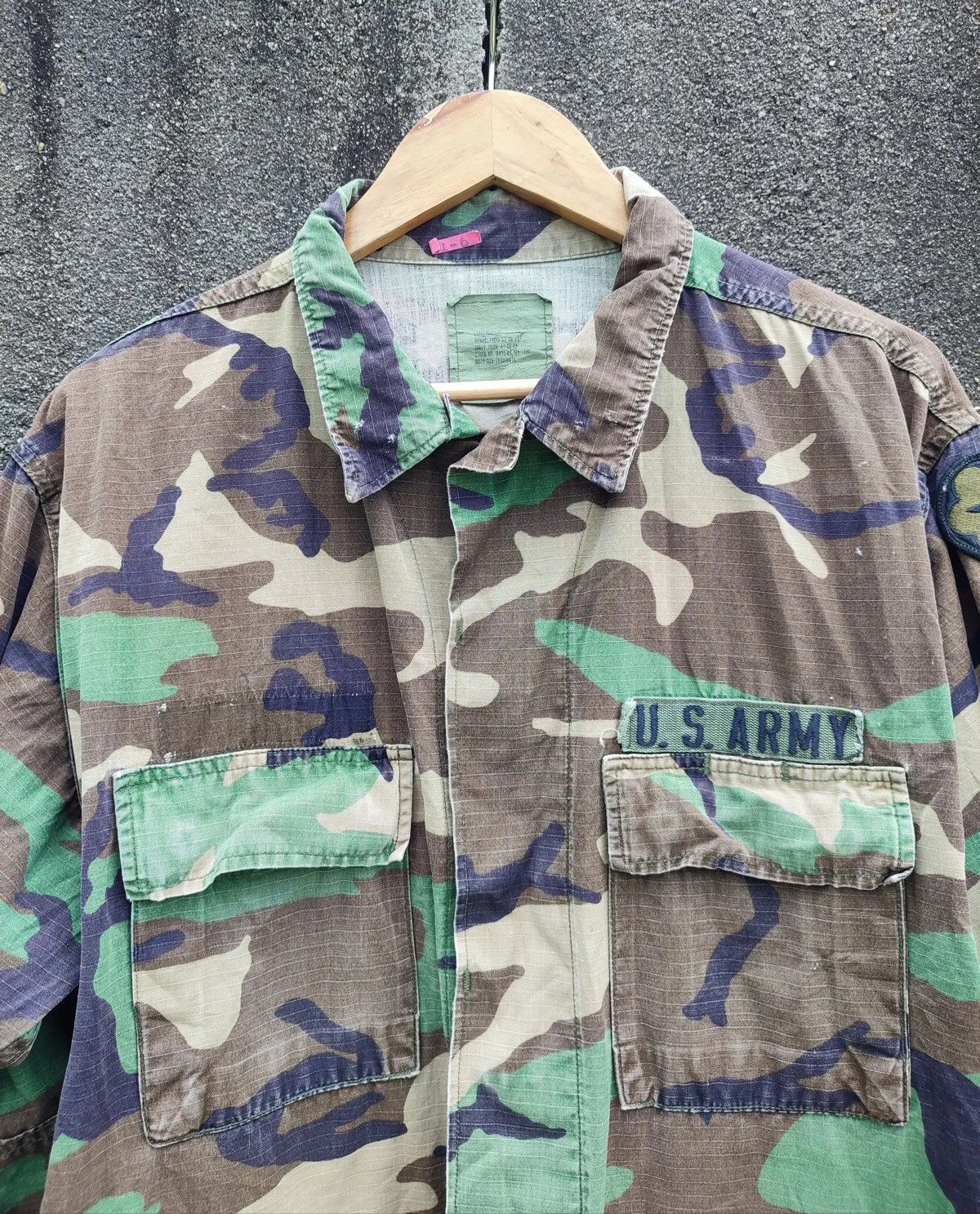 Vintage Vintage U.S. Army Woodland Camouflage BDU Jacket (1986) Size US L / EU 52-54 / 3 - 2 Thumbnail