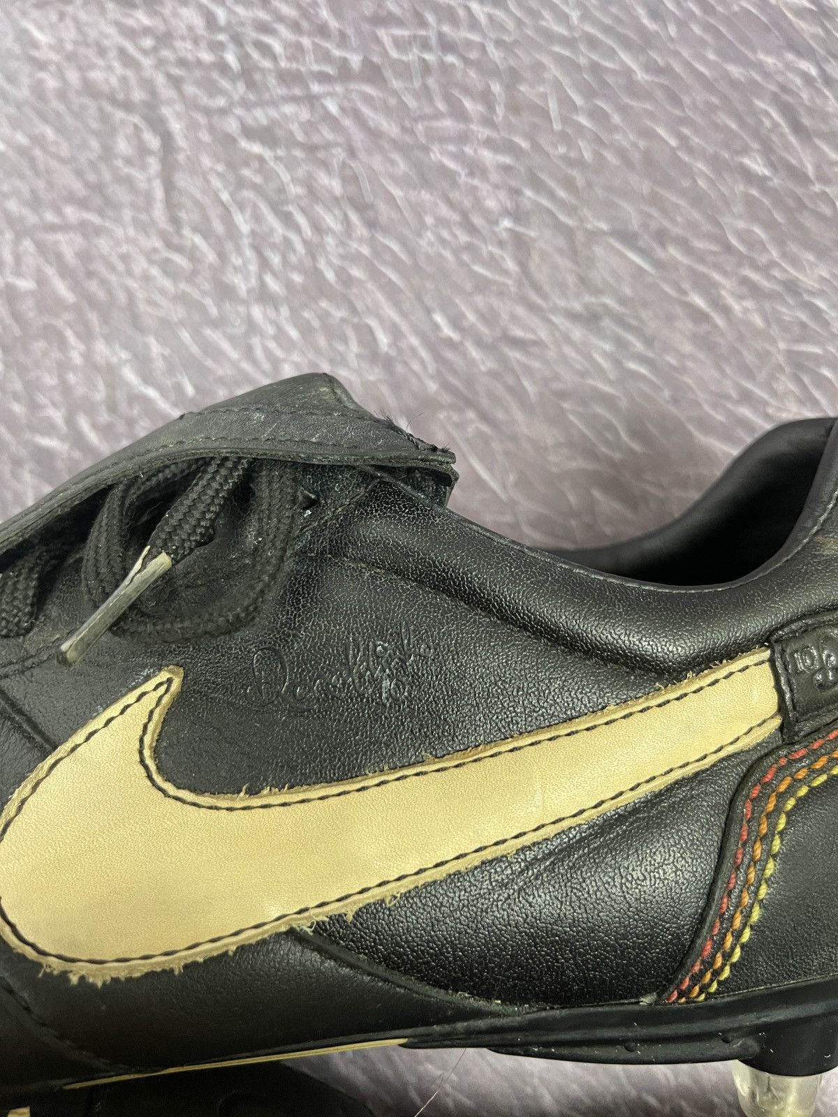 Nike Nike Tiempo Brasileiro R10 SG US9 Leather Ronaldinho Soccer Size US 9 / EU 42 - 5 Thumbnail