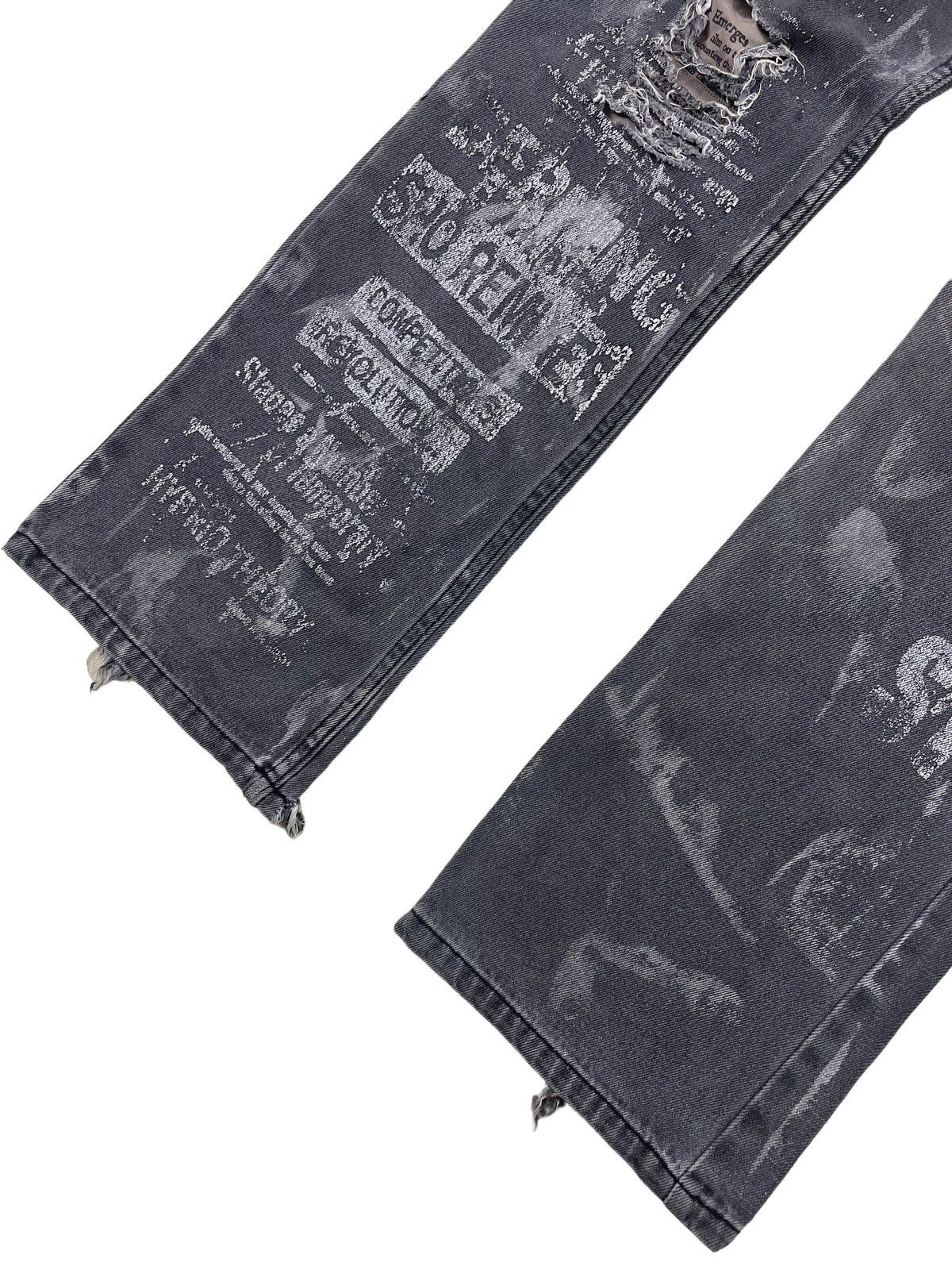 Japanese Brand × Seditionaries Japan Berning-Sho Distressed Denim Patchwork Jeans Size US 29 - 7 Thumbnail