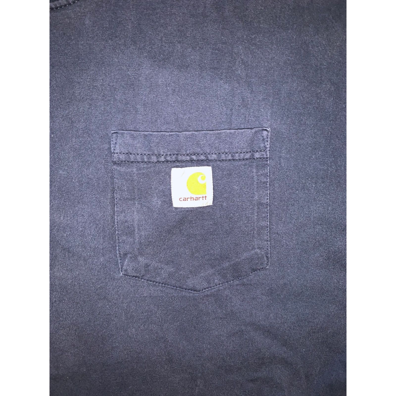 Carhartt Carhartt Pocket T Shirt XL Navy Blue 100% Cotton Size US XL / EU 56 / 4 - 3 Thumbnail