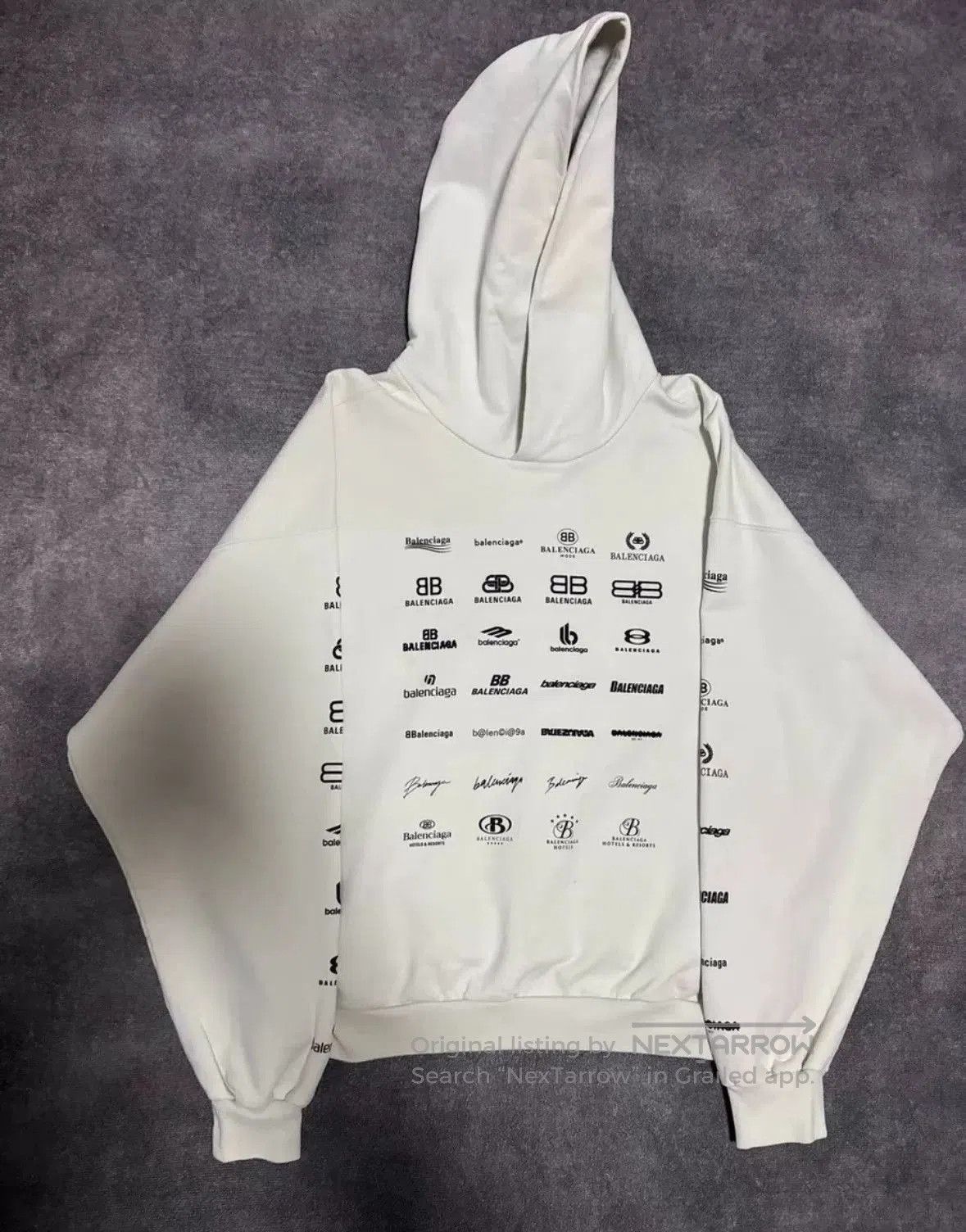 Balenciaga Balenciaga Logo Print Hoodie XS. Size US XS / EU 42 / 0 - 1 Thumbnail