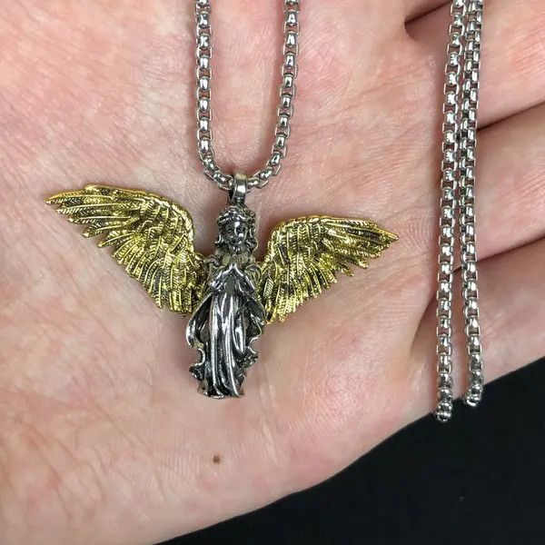 Jewelry Ishiyama x Kase Angel Necklace Y2K Gothic Punk Chain Size ONE SIZE - 5 Thumbnail