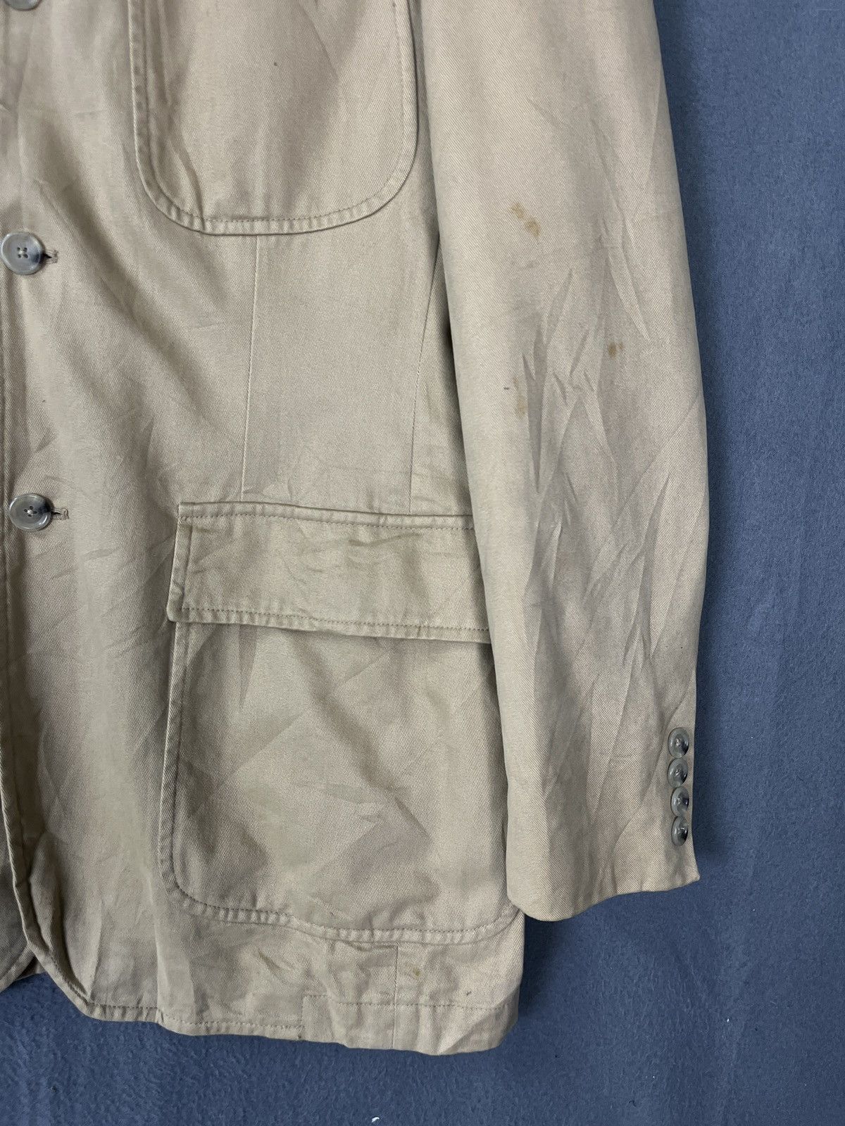 Polo Ralph Lauren × Vintage Polo By Ralph Lauren Beige Blazer Jacket Sport Coat Size 40R - 5 Thumbnail