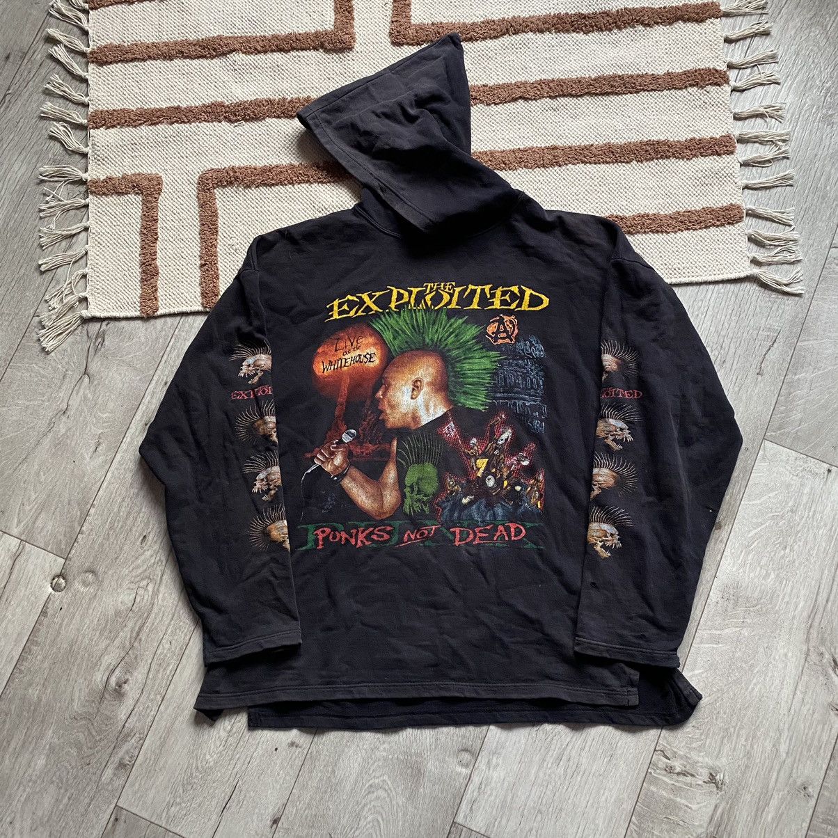 Band Tees VINTAGE THE EXPLOITED PUNKS NOT DEAD LOST GENERATION HOODIE Size US XL / EU 56 / 4 - 1 Thumbnail