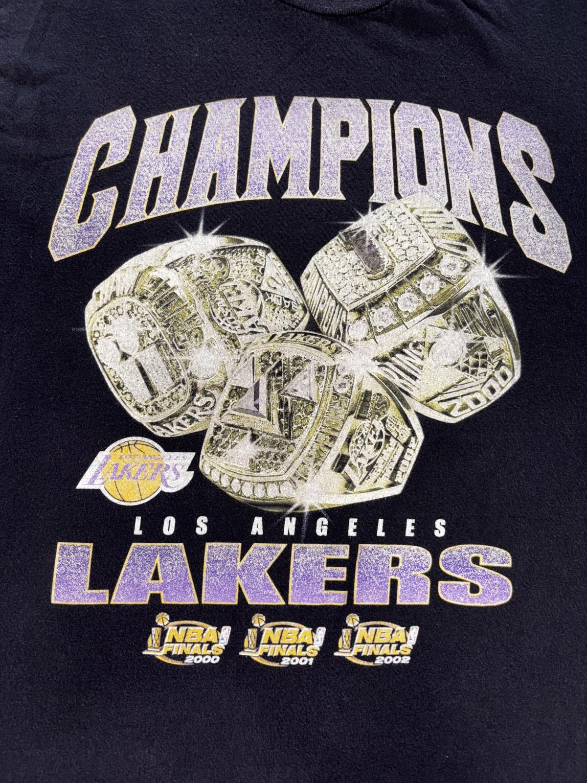 Mitchell & Ness Los Angeles Lakers Champions Tee - Hardwood Classics Size S / US 4 / IT 40 - 2 Thumbnail