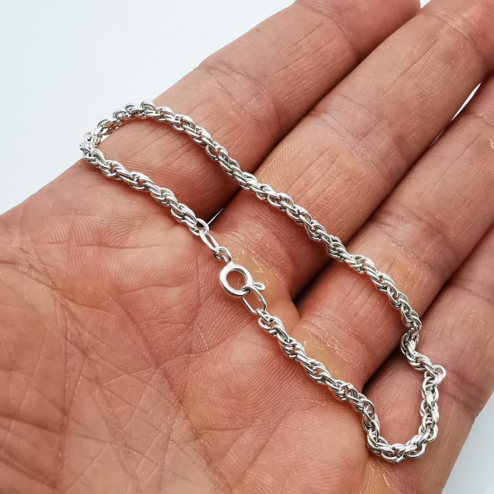 Sterling Silver × Vintage Vintage 925 Sterling Silver bracelet Signed 4,77g Size ONE SIZE - 3 Thumbnail