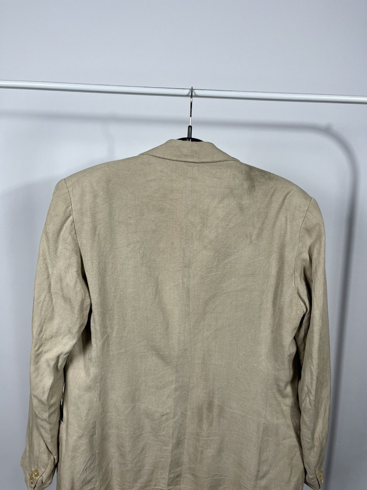 Other Vintage Mens Beige Double Breasted Blazer Tailored Jacket Size US S / EU 44-46 / 1 - 12 Thumbnail